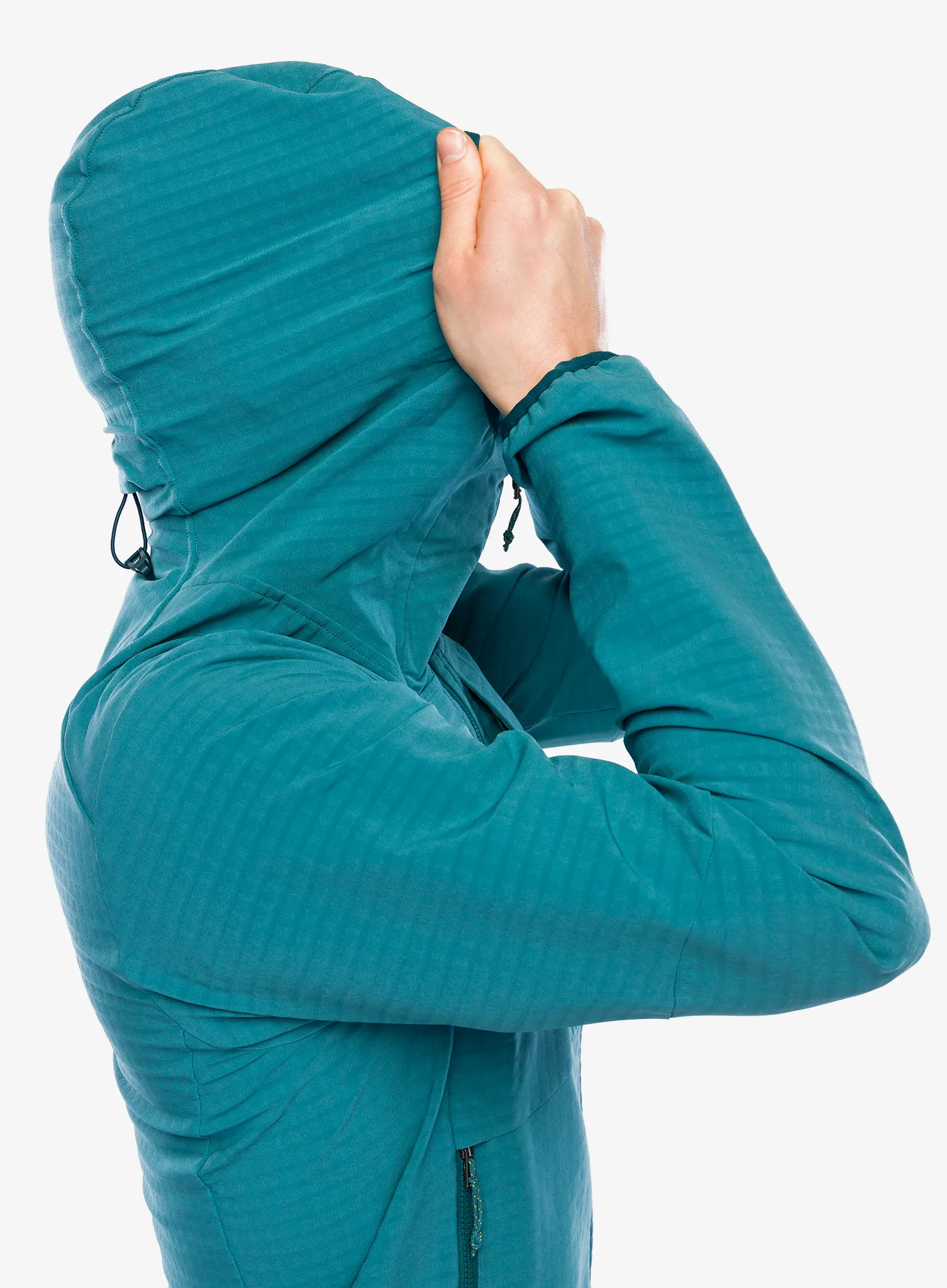 Softshell jakna Patagonia R1 TechFace Hoody - wetland blue