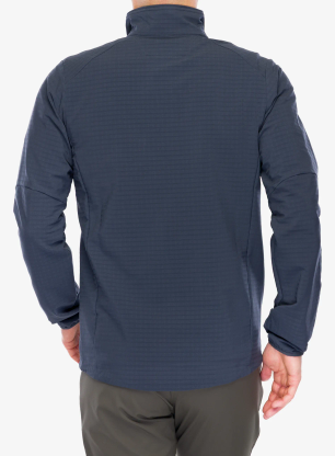 Softshell jakna Patagonia R1 TechFace Jacket - smolder blue