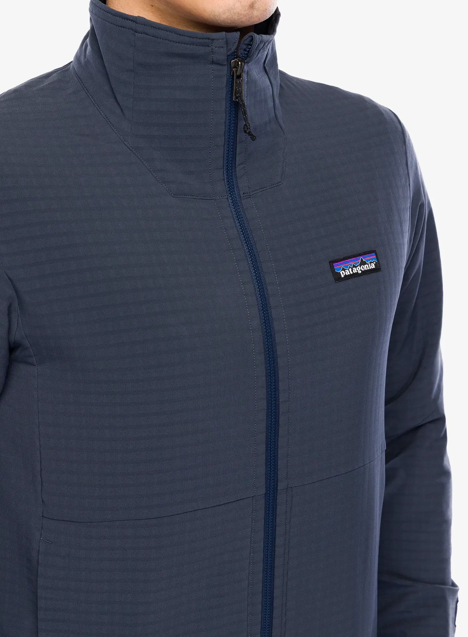 Softshell jakna Patagonia R1 TechFace Jacket - smolder blue
