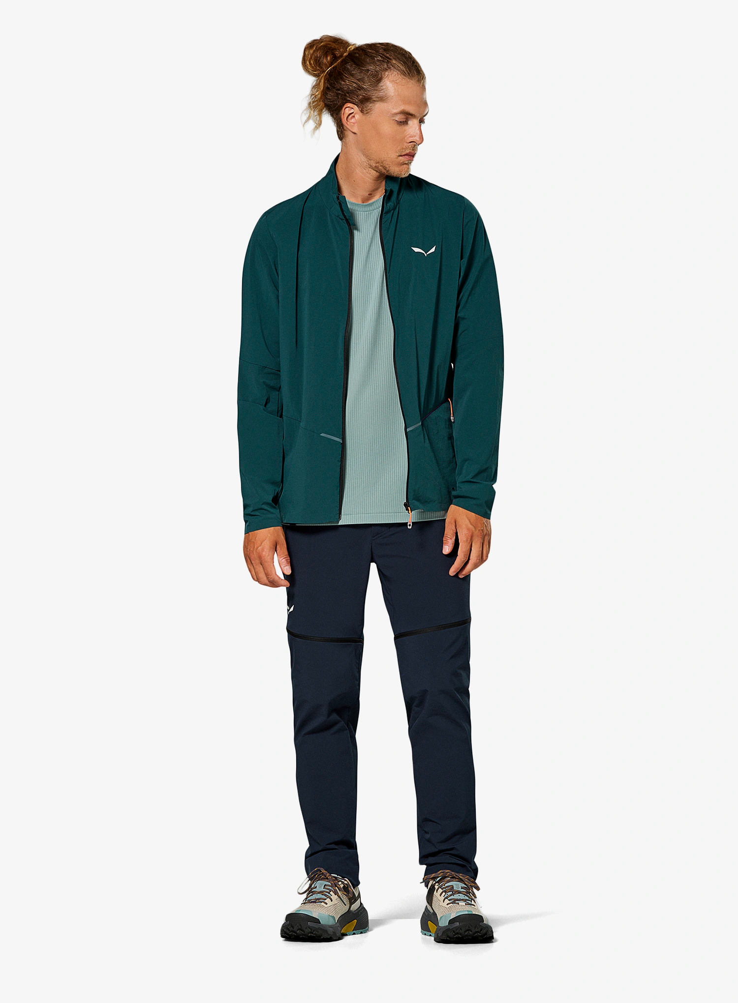 Softshell jakna Salewa Pedroc Dst Light Jacket - pond blue