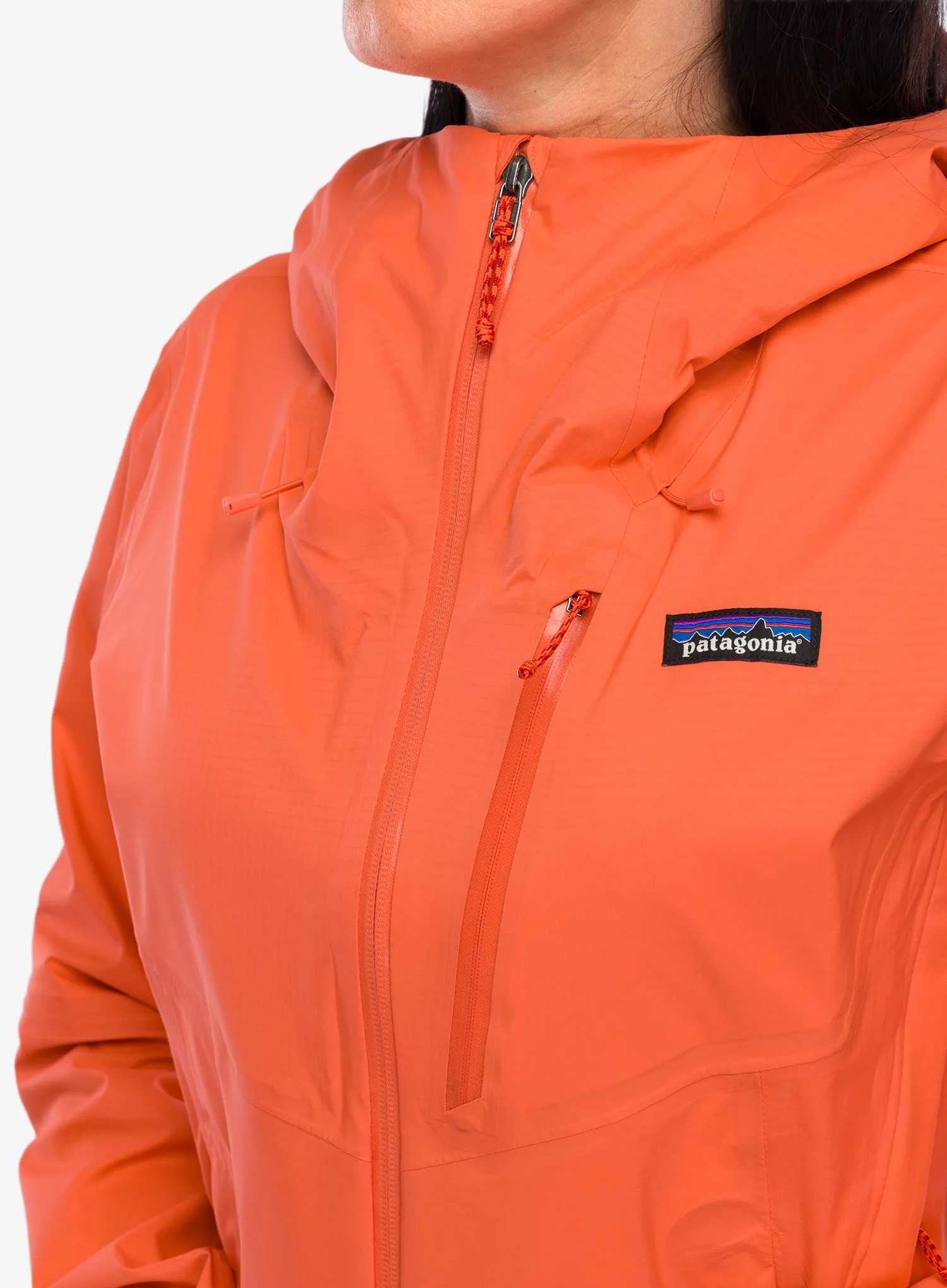 Ženska nepremočljiva jakna Patagonia Granite Crest Jacket - orange peel