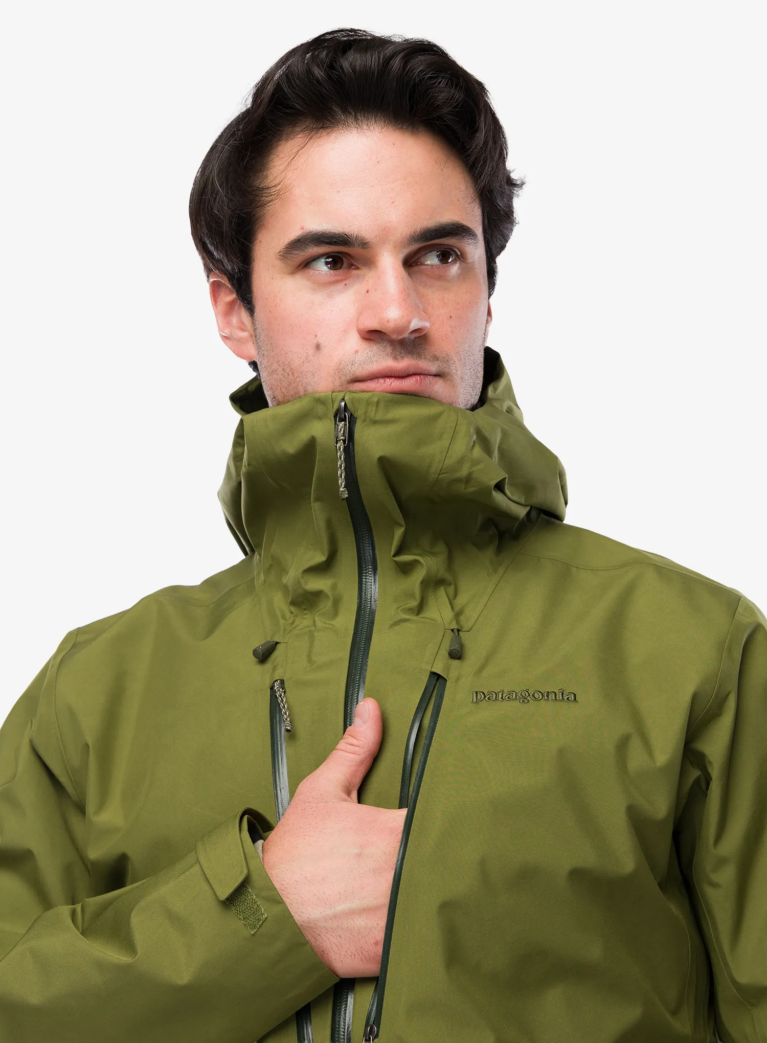 Nepremočljiva jakna Patagonia Triolet Jkt - caper green