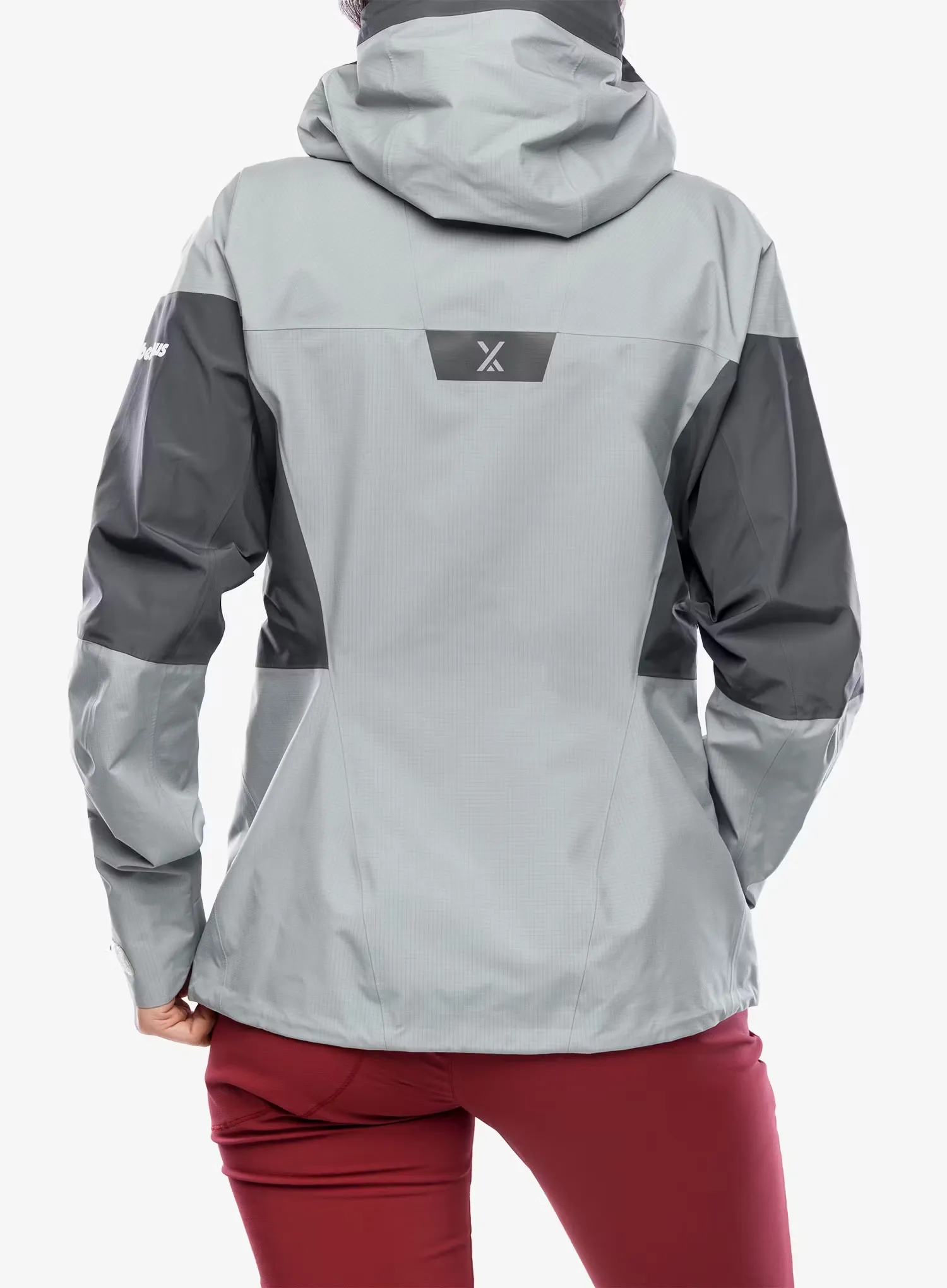 Ženska hardshell jakna Berghaus MTN Guide Alpine Pro Jacket - monument/grey pinstripe