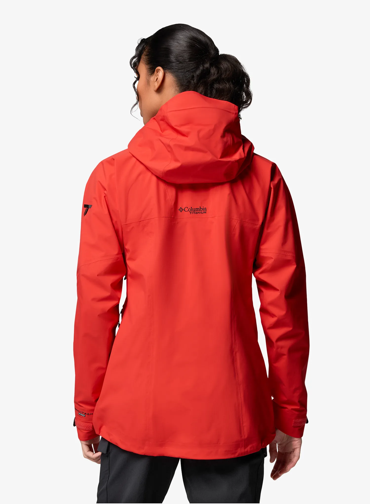 Ženska hardshell jakna Columbia Saudan Pro 3L Shell - poppy red