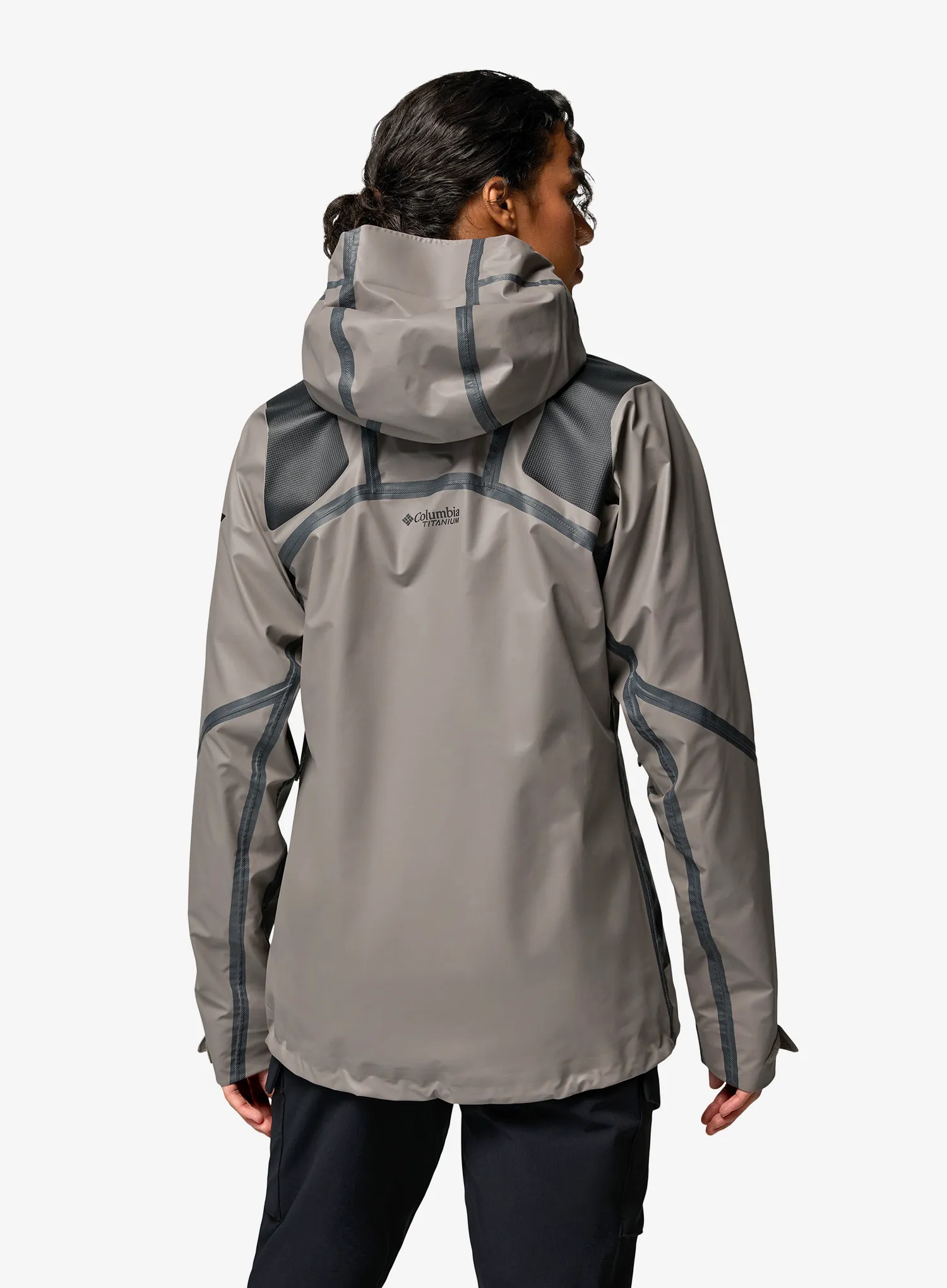 Ženska hardshell jakna Columbia Whistler Peak Shell - iron