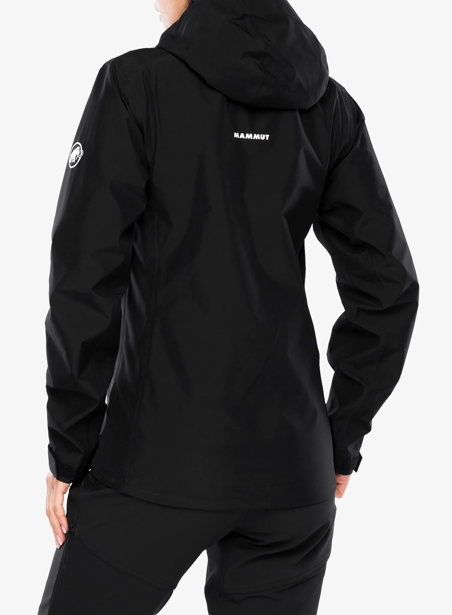 Ženska hardshell jakna Mammut Crater Light HS Hooded Jacket - black