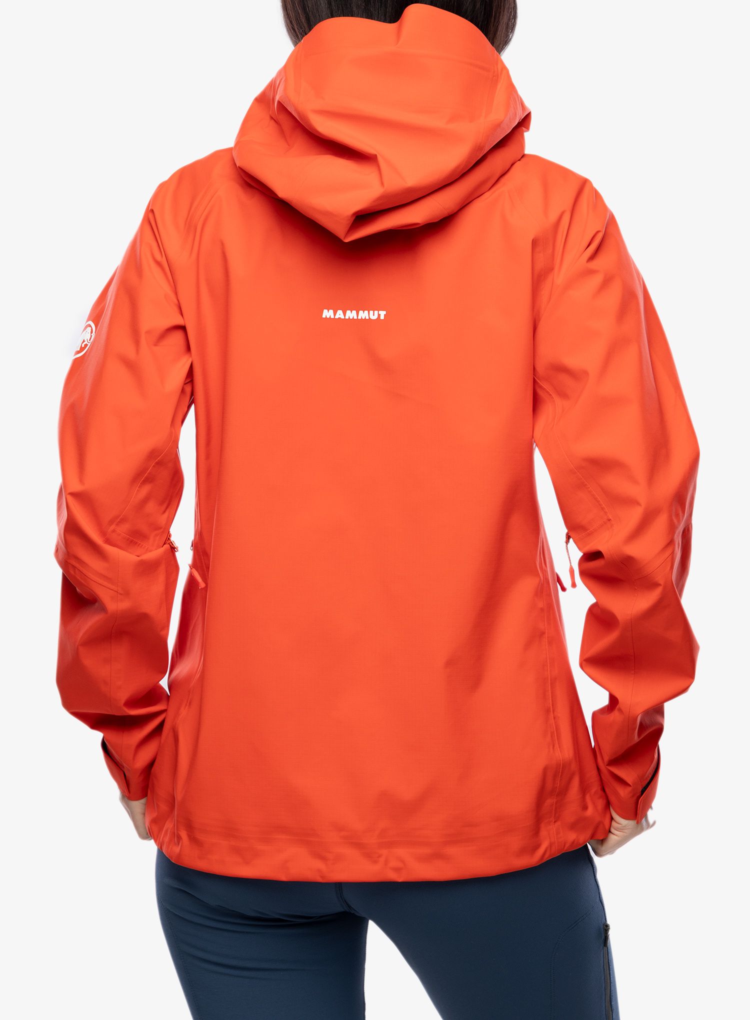 Ženska hardshell jakna Mammut Taiss HS Hooded Jacket - mammut red