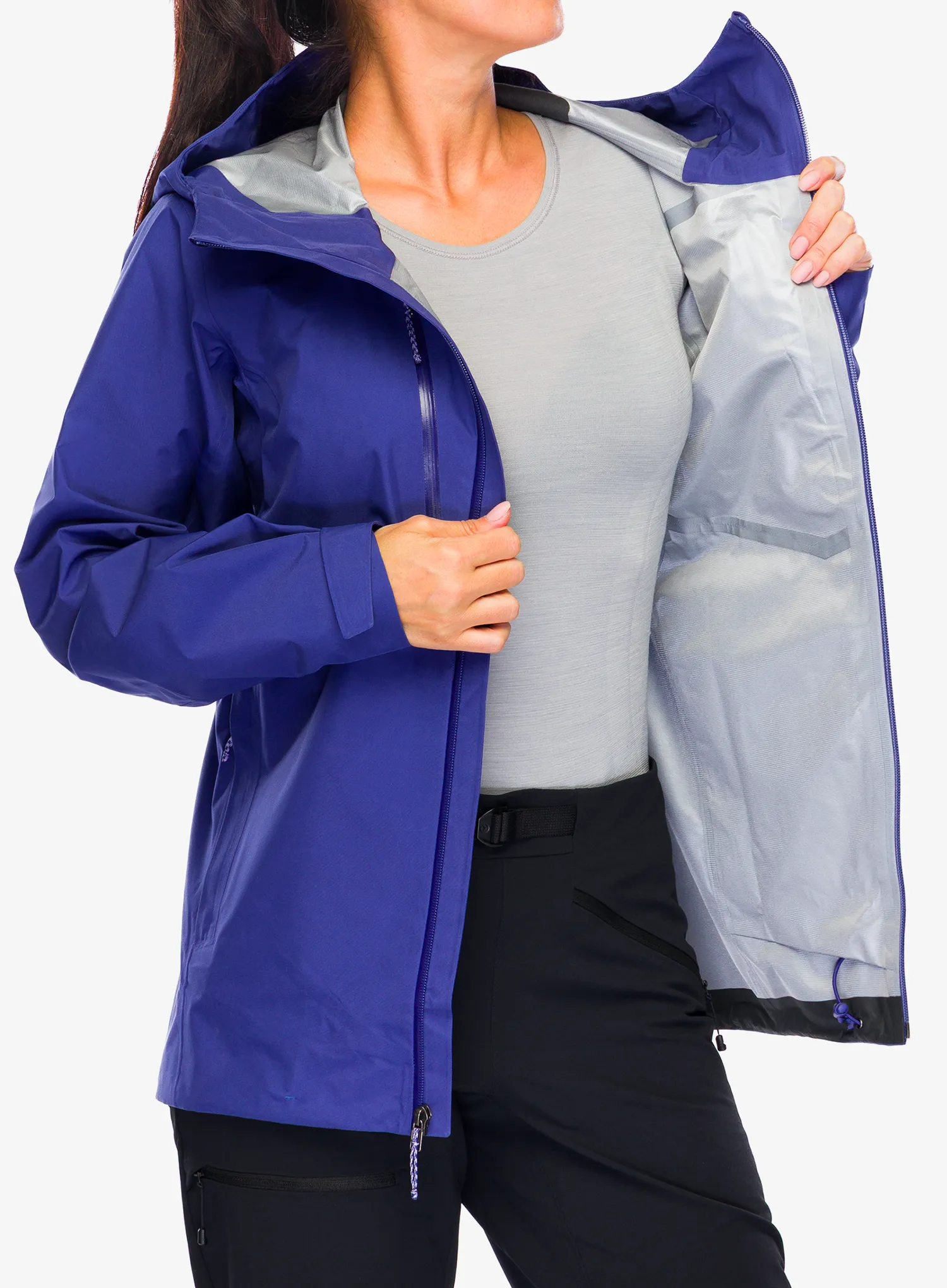 Ženska hardshell jakna Patagonia Triolet Jacket - solstice purple