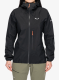 Ženska hardshell jakna Salewa Agner 3 PTX 3L Jacket - black out
