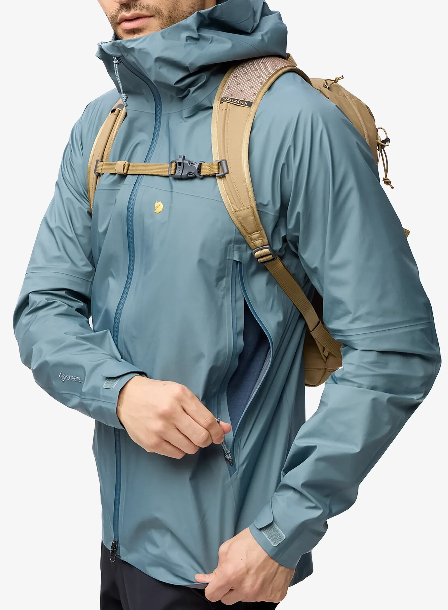 Nepremočljiva jakna Fjallraven Bergtagen GTX lite Jacket - nimbus blue