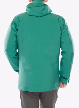 Nepremočljiva jakna Haglofs Front Proof Jacket - dk jelly green