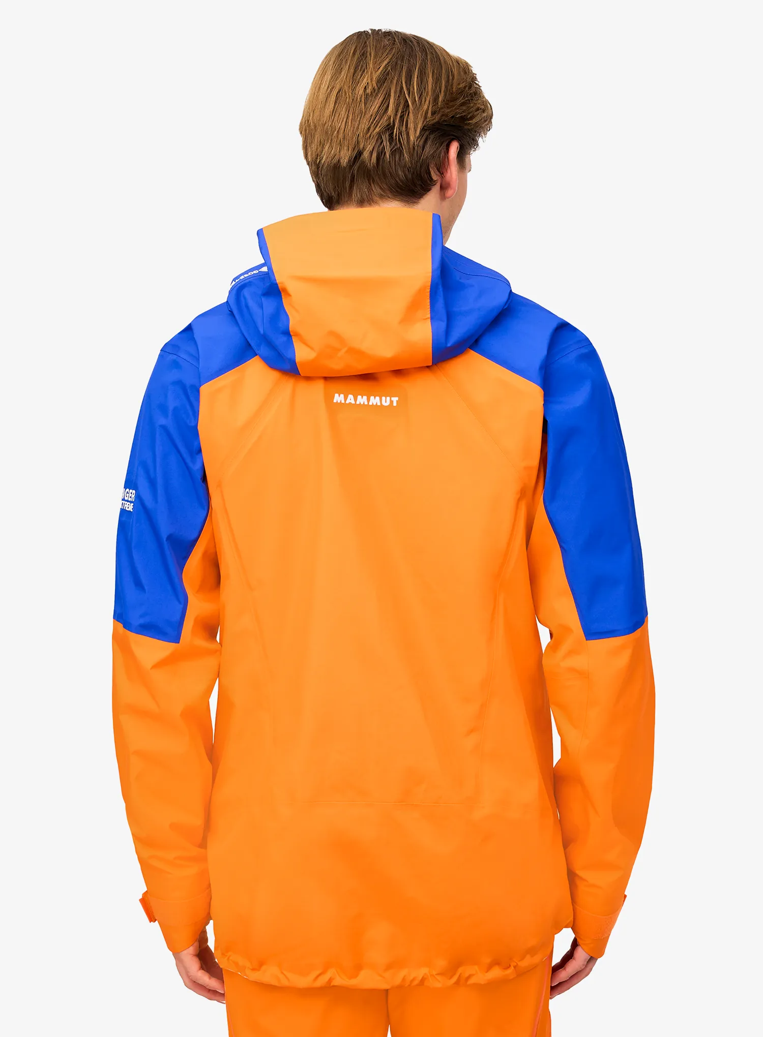Nepremočljiva jakna Mammut Eiger Nordwand Advanced HS Hooded Jacket - eiger orange/eiger blue