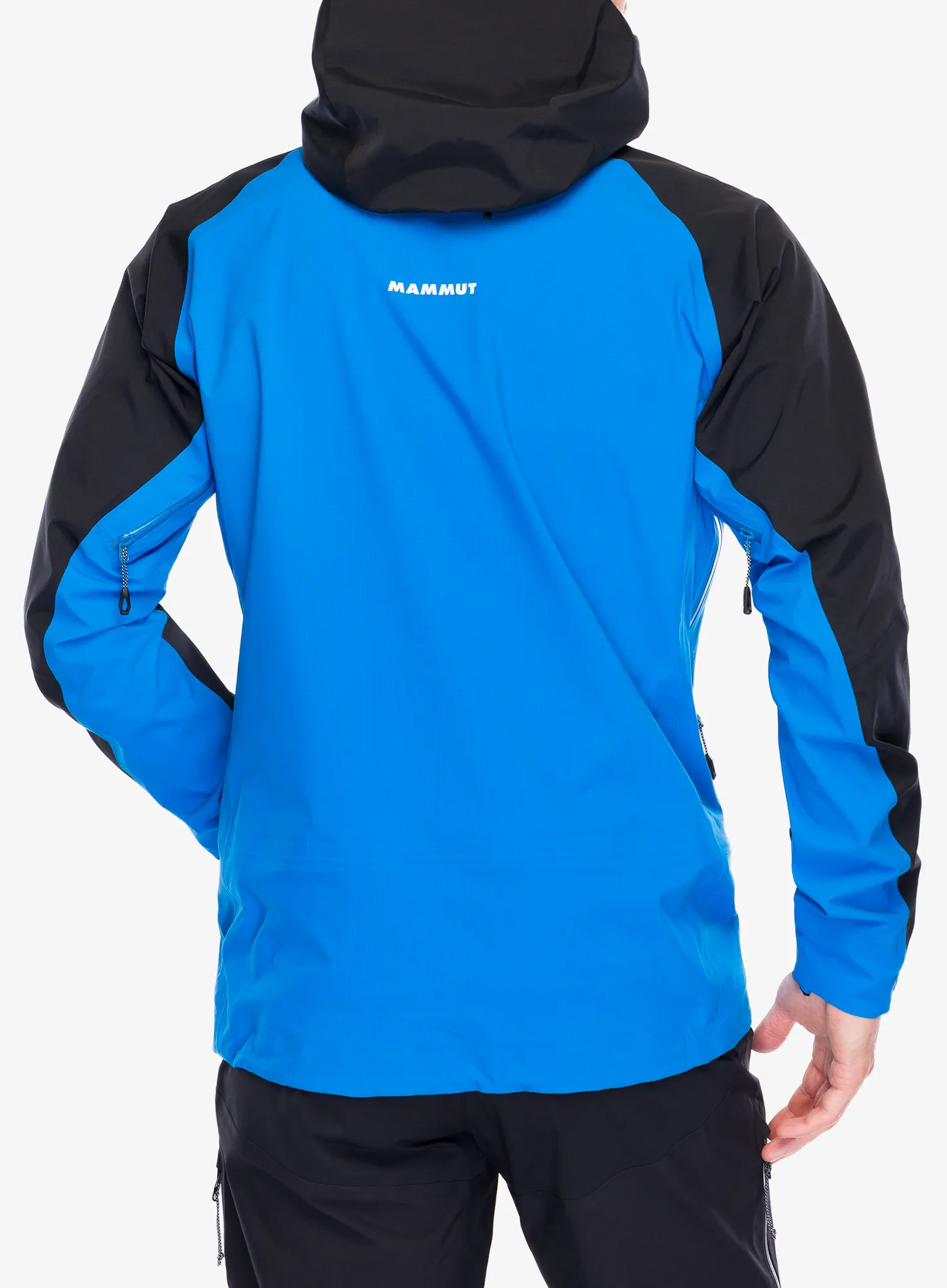 Nepremočljiva jakna Mammut Taiss Pro HS Hooded Jacket - glacier blue/black
