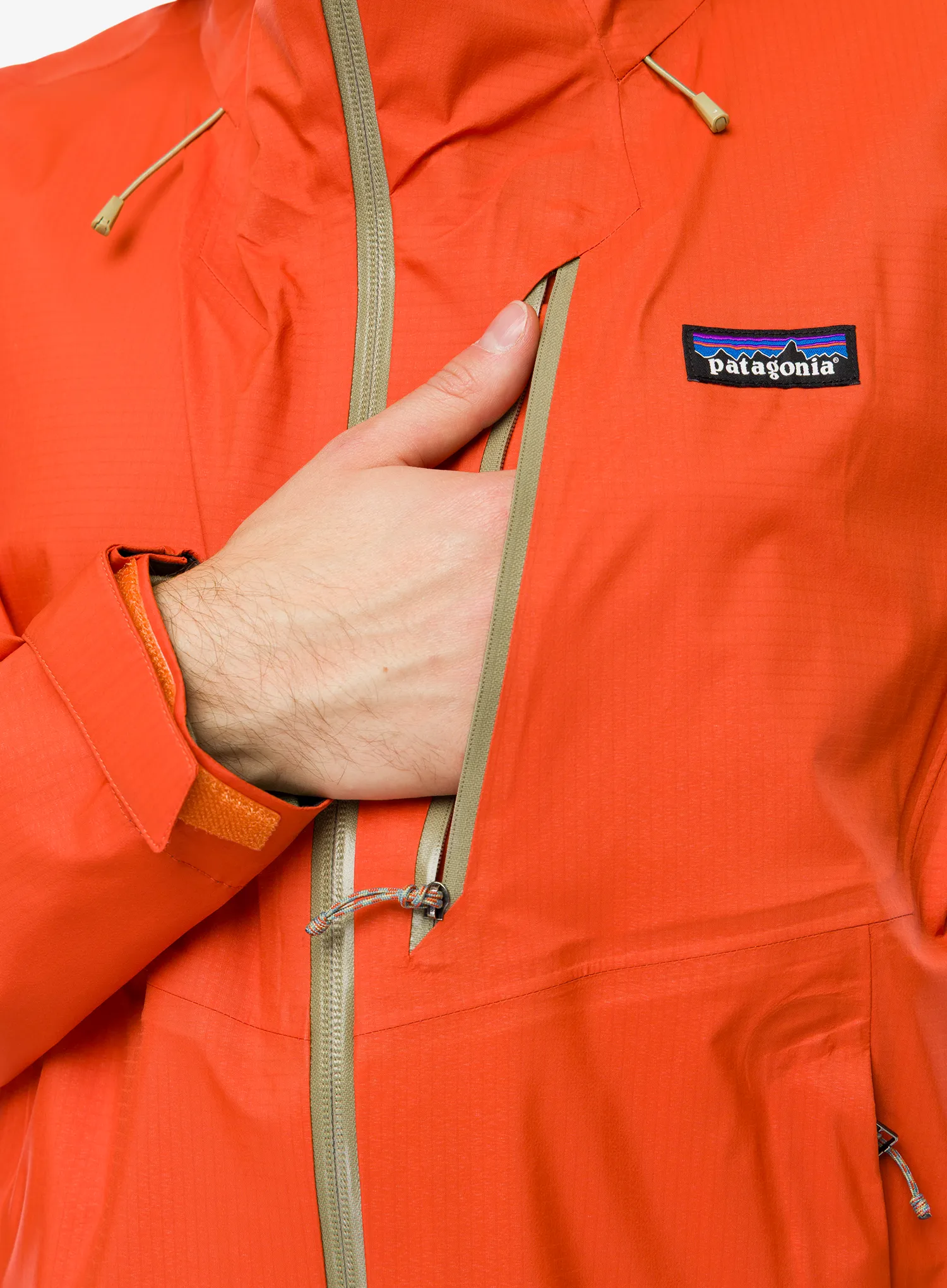 Nepremočljiva jakna Patagonia Granite Crest Jacket - coal orange