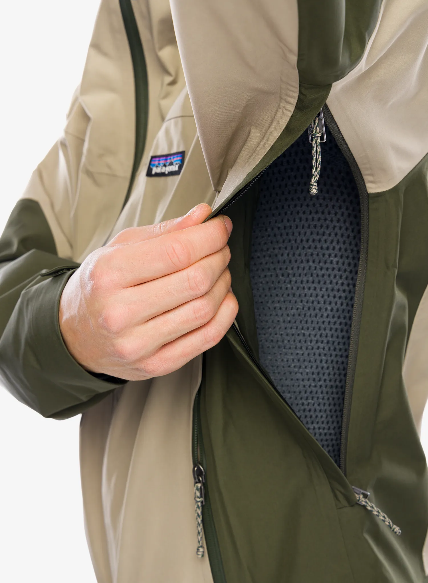 Nepremočljiva jakna Patagonia Storm Shift Jacket - seabird grey