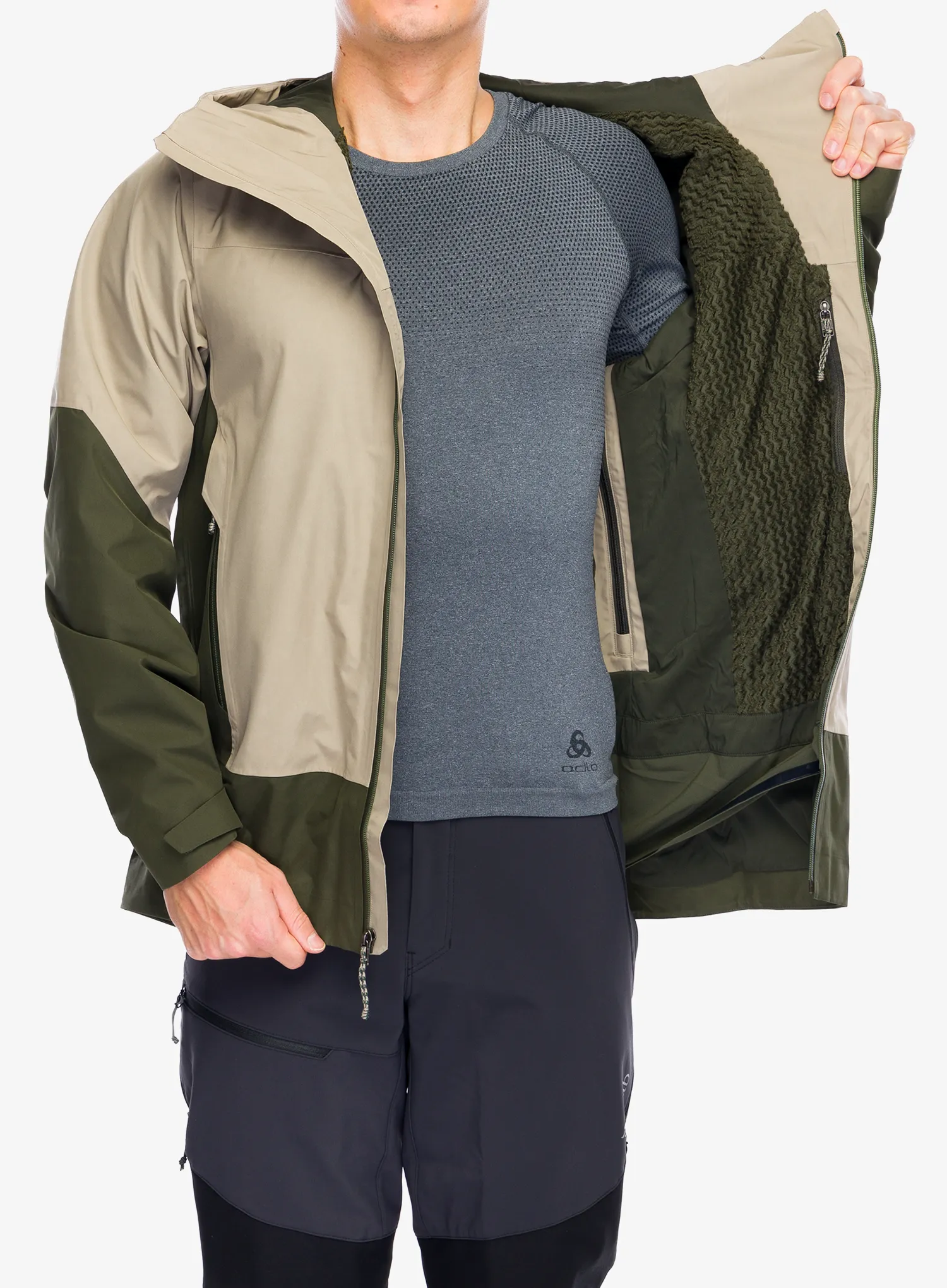 Nepremočljiva jakna Patagonia Storm Shift Jacket - seabird grey