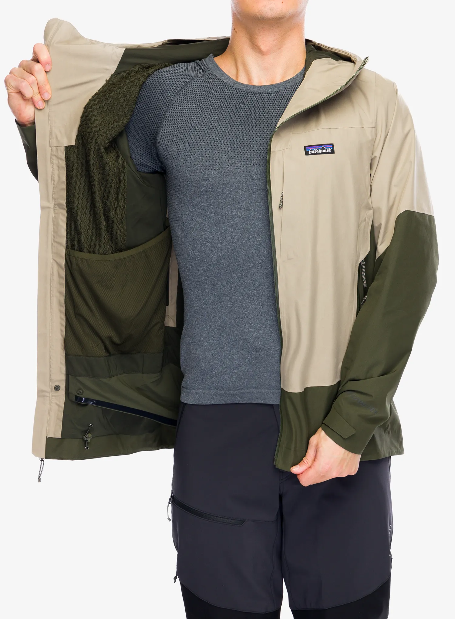 Nepremočljiva jakna Patagonia Storm Shift Jacket - seabird grey