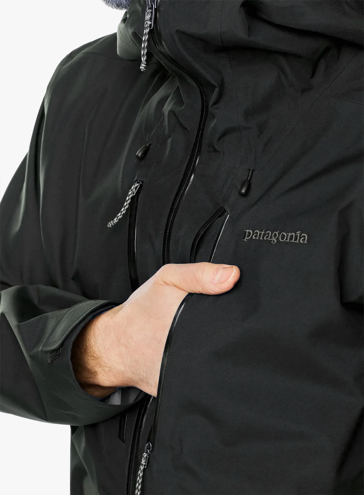 Nepremočljiva jakna Patagonia Triolet Jkt - black