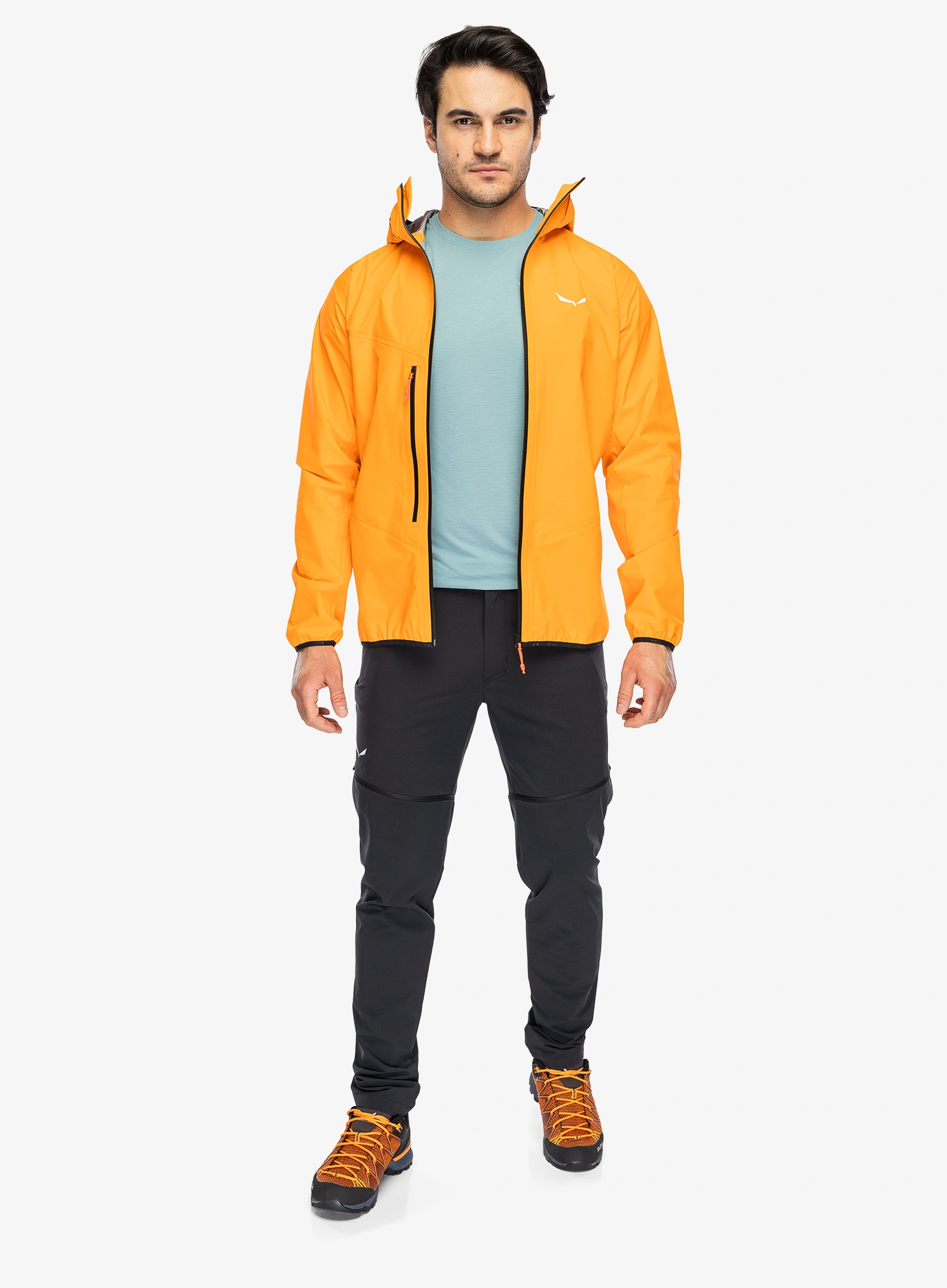 Nepremočljiva jakna Salewa Agner 3 PTX 3L Jacket - turmeric