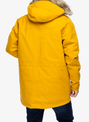 Zimska jakna Jack Wolfskin Glacier Canyon Parka - mustard