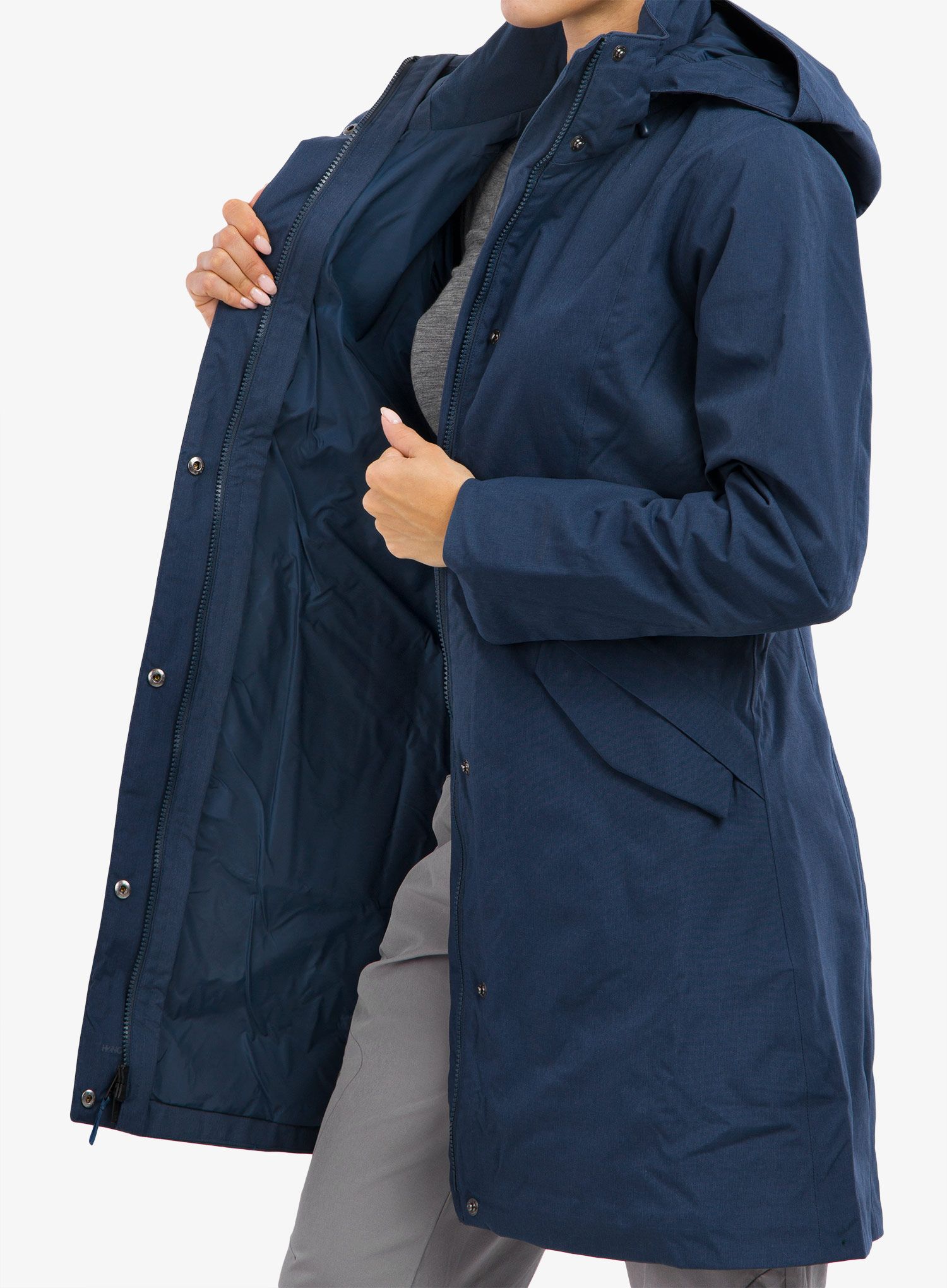 Ženska jakna Patagonia Vosque 3-in-1 Parka - tidepool blue