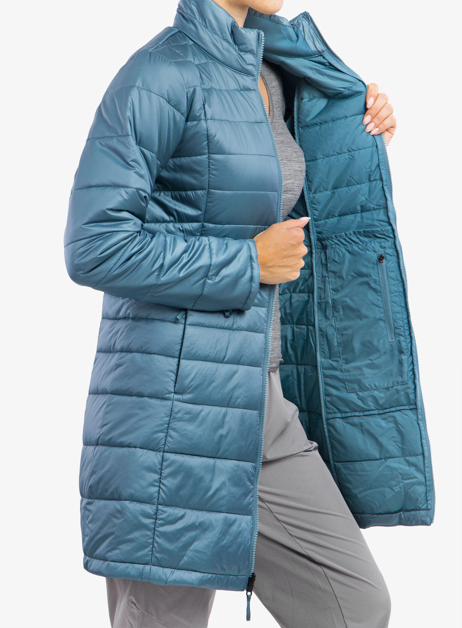 Ženska jakna Patagonia Vosque 3-in-1 Parka - tidepool blue