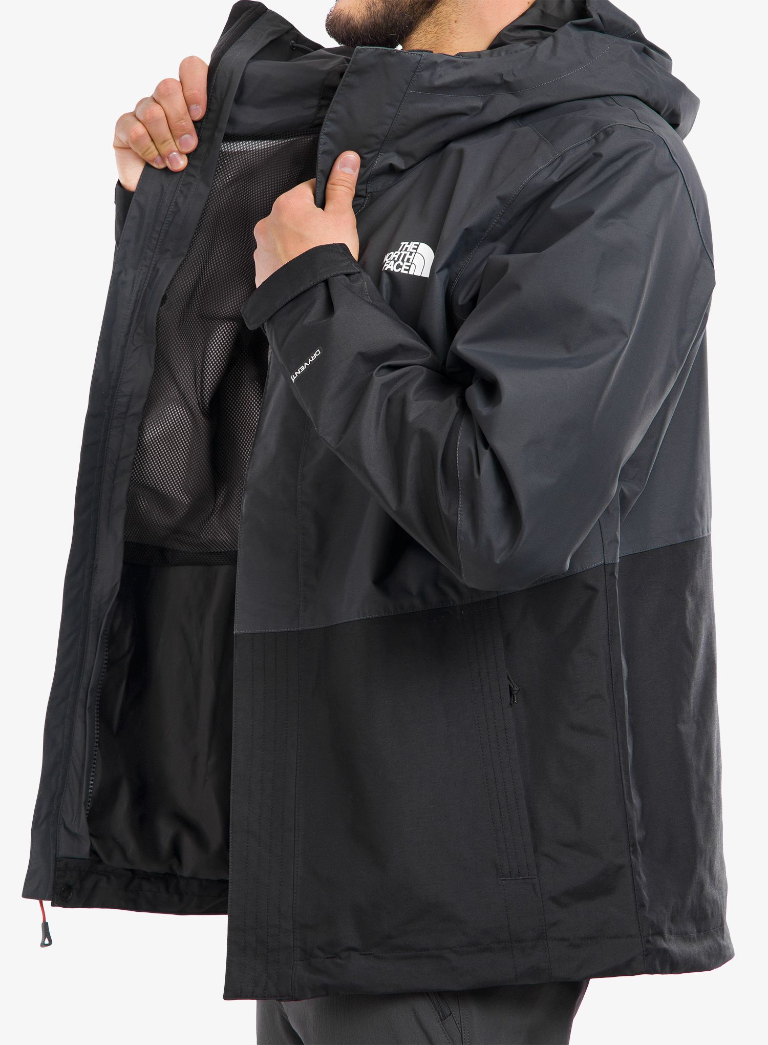 Jakna 3v1 The North Face New Synthetic Triclimate - asphalt gray/tnf black