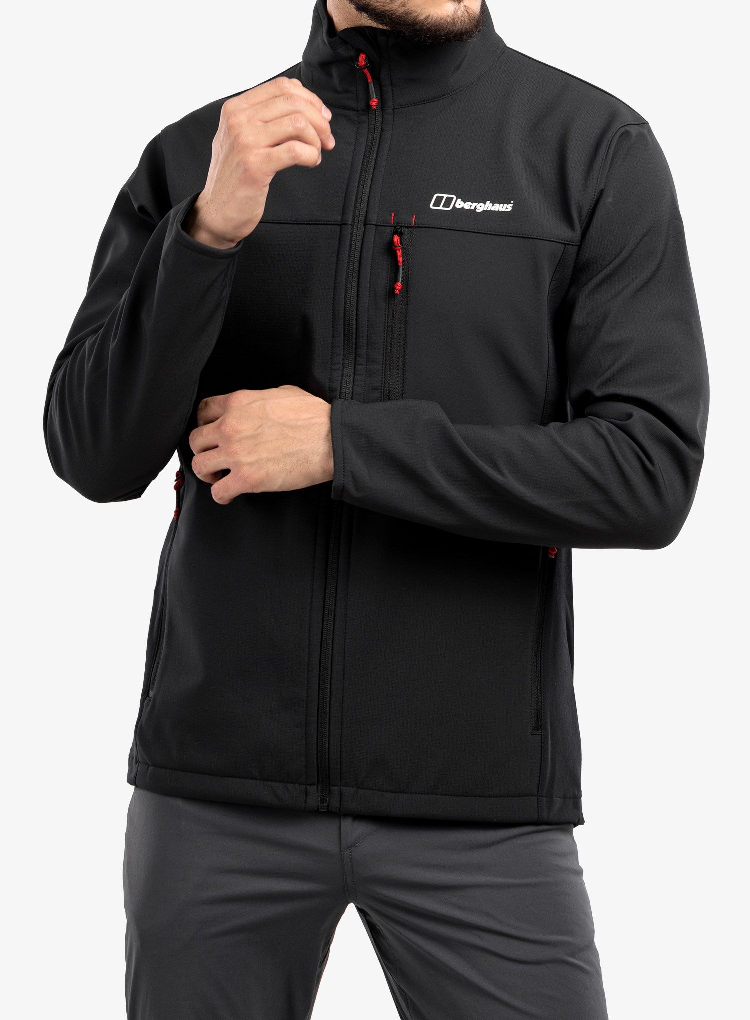 Moška jakna Berghaus Ghlas 2.0 Softshell Jkt - black/black