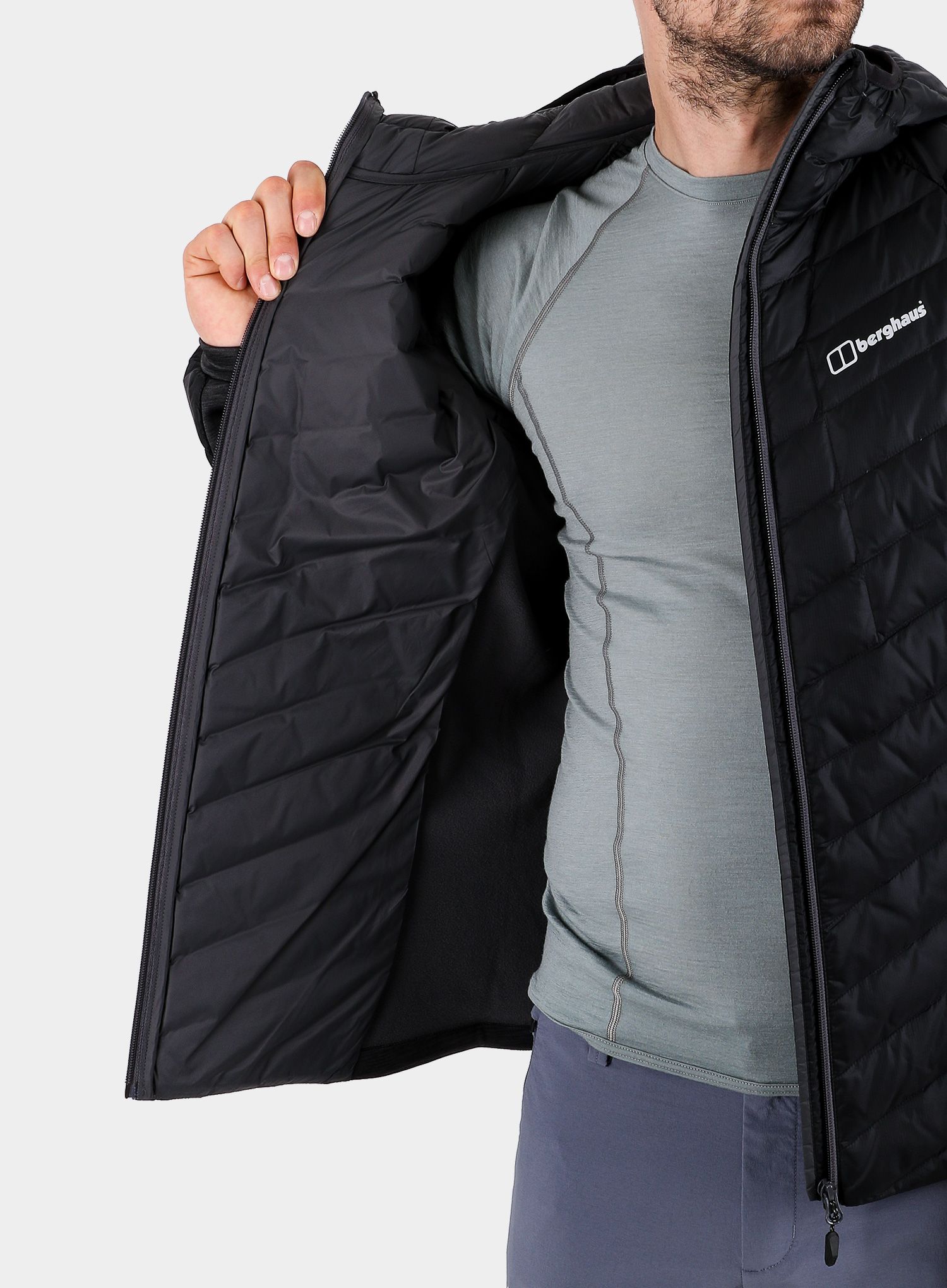 Moška puhovka Berghaus Tephra Stretch Reflect Down - jet black