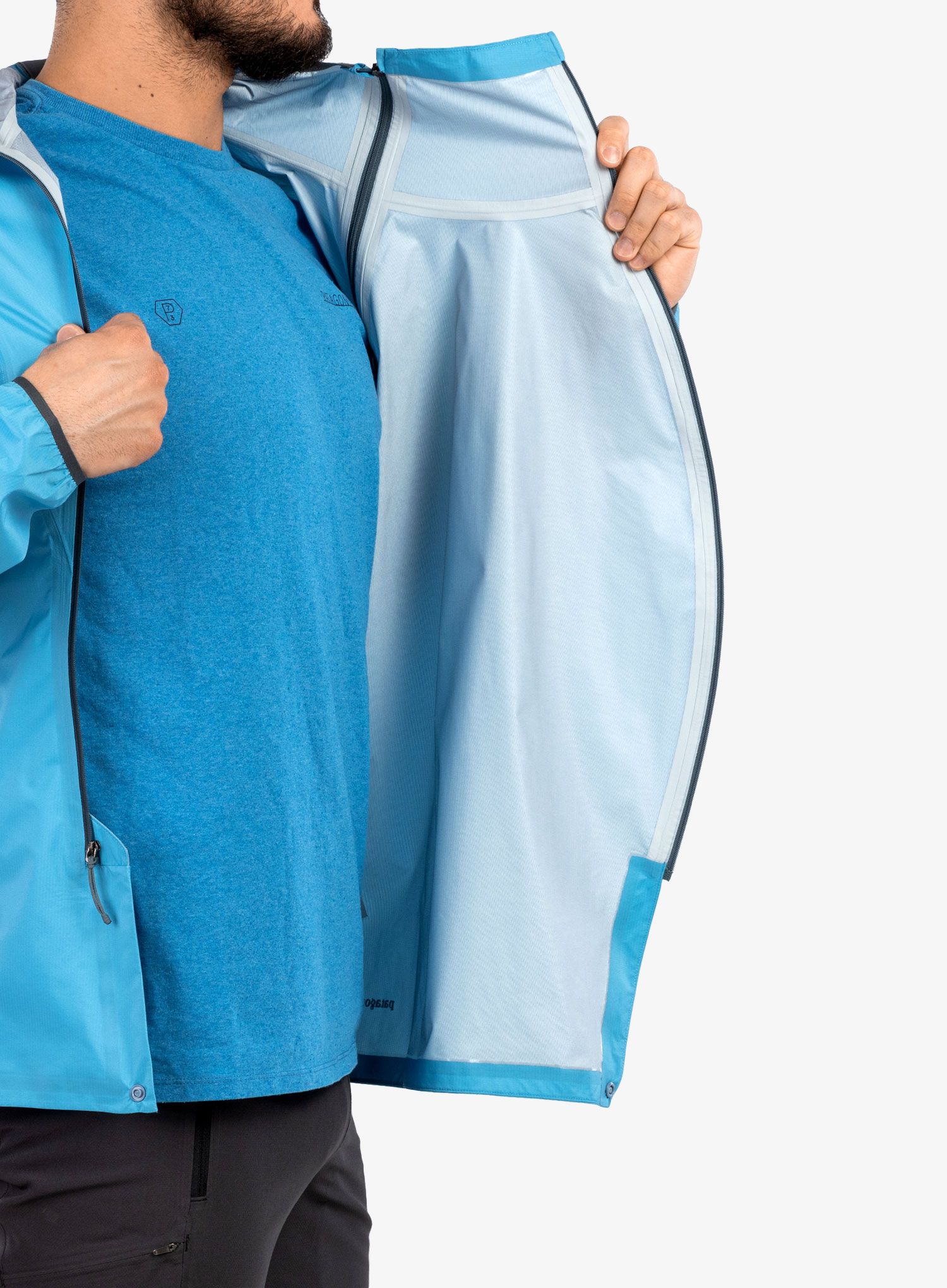Moška tekaška jakna Patagonia Storm Racer Jacket - anacapa blue