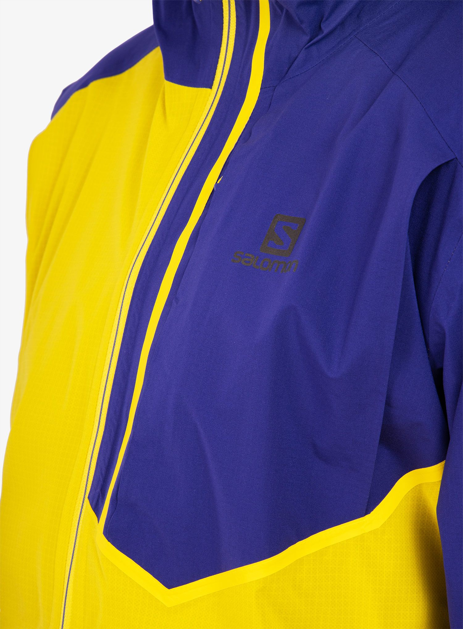 Moška tekaška jakna Salomon Bonatti Trail Jacket - empire yellow/deep blue
