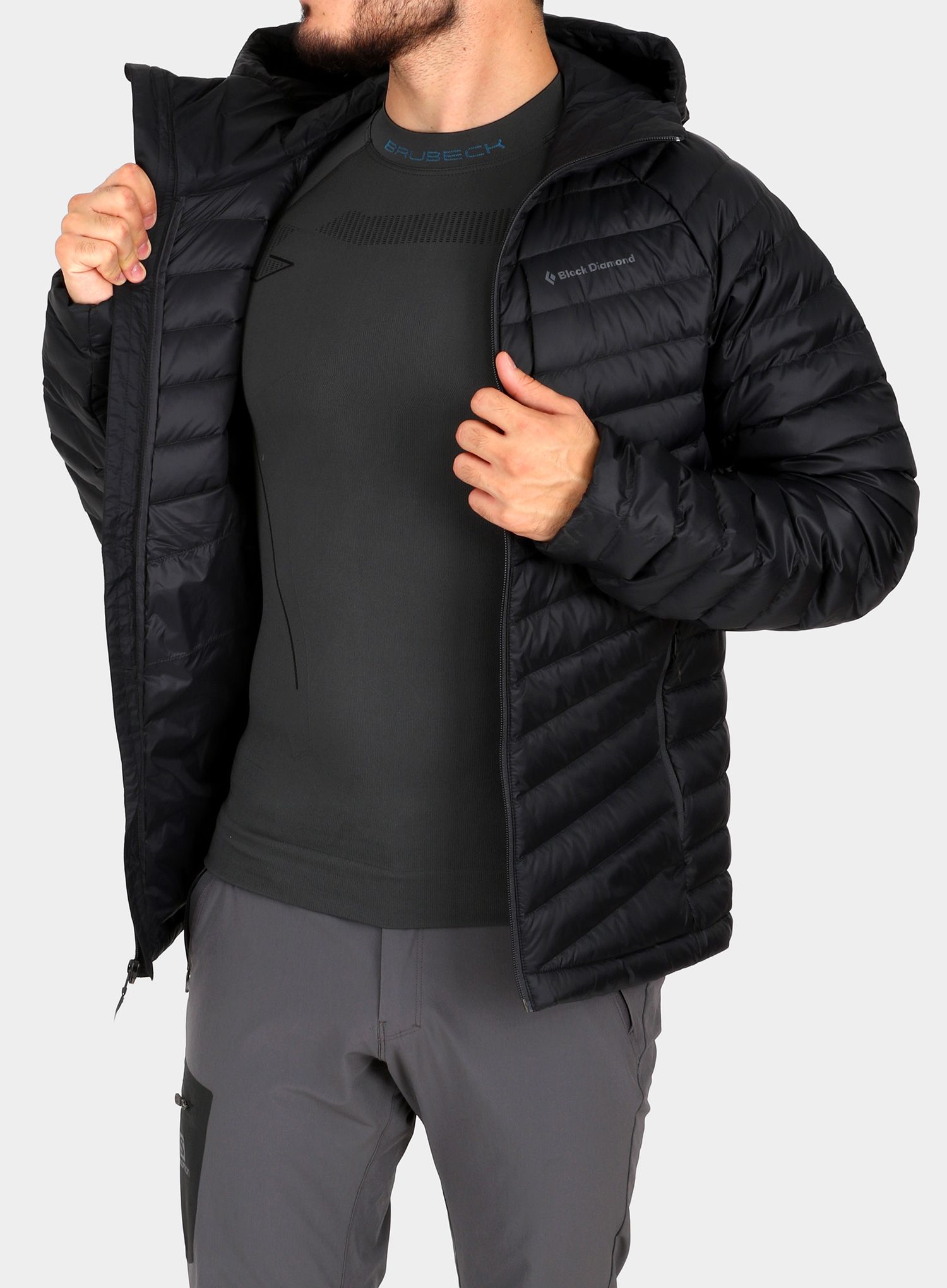 Moška puhovka Black Diamond Access Down Hoody - black
