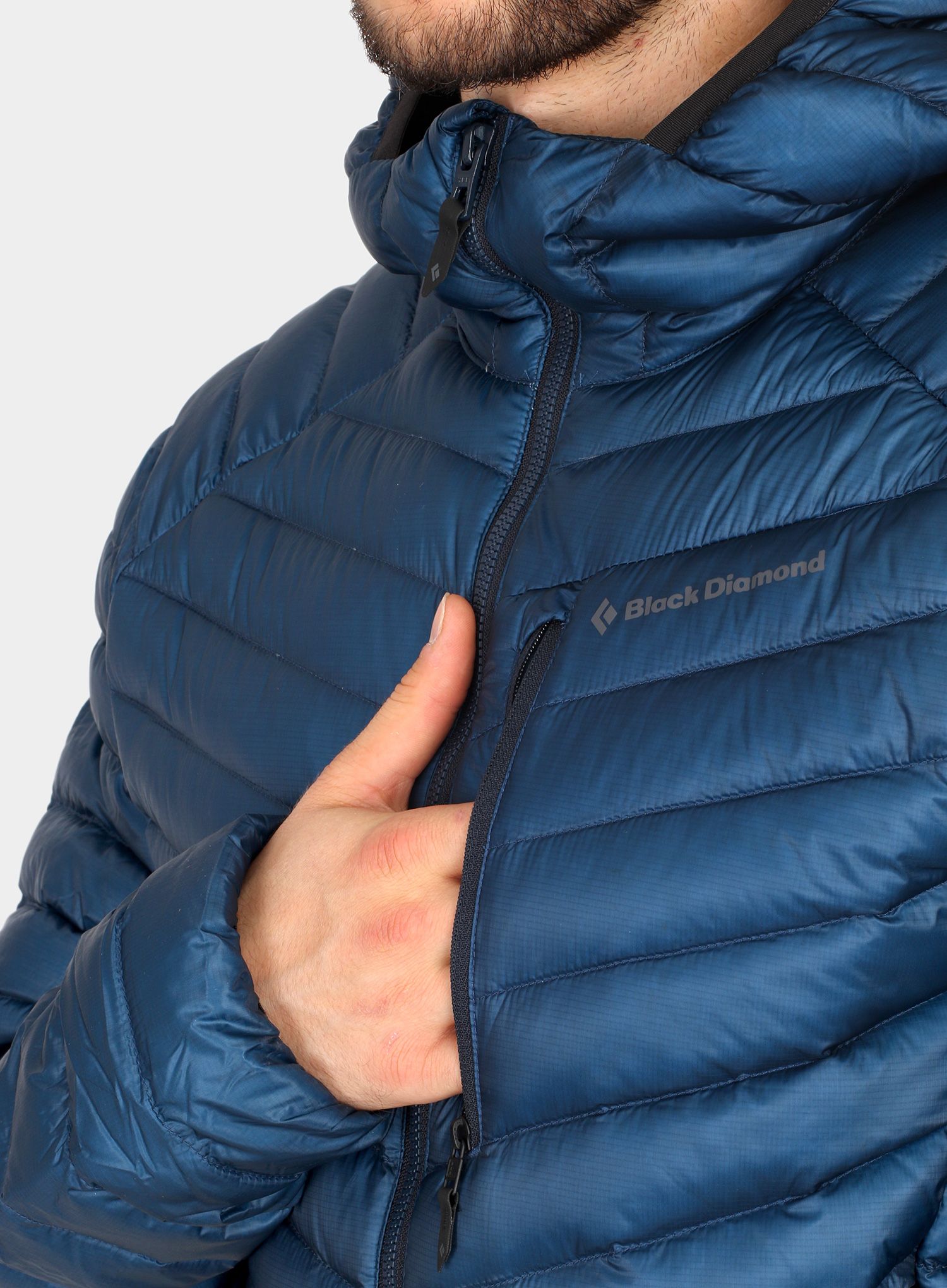 Puhovka Black Diamond Approach Down Hoody - astral blue