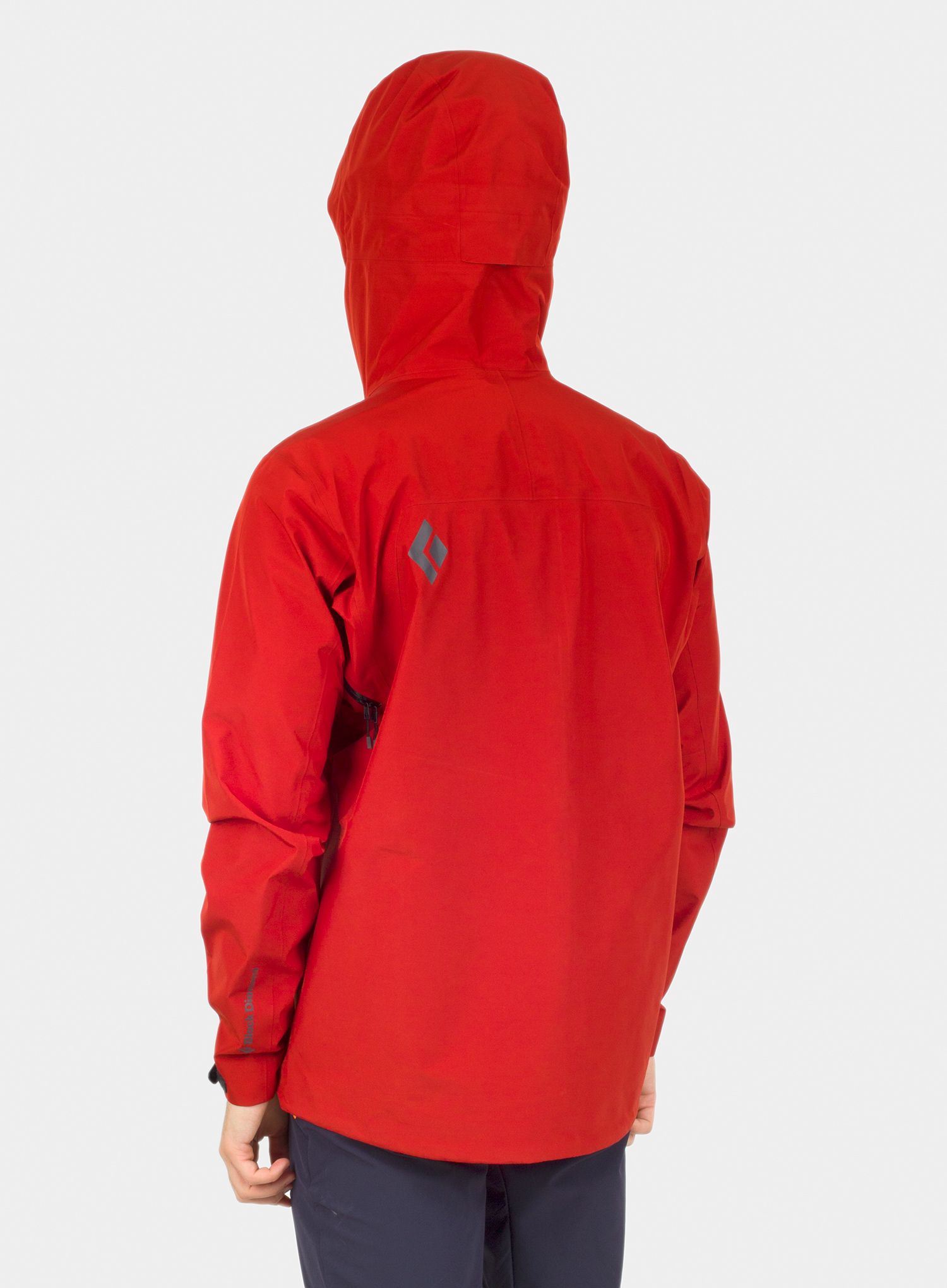 Moška jakna Black Diamond Liquid Point Shell - red rock