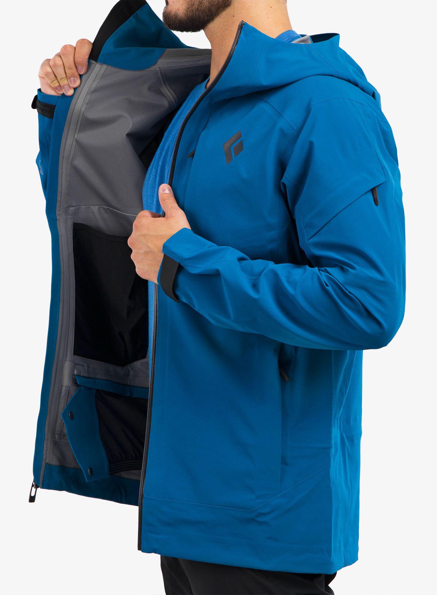 Moška jakna Black Diamond Recon Stretch Ski Shell - kingfisher