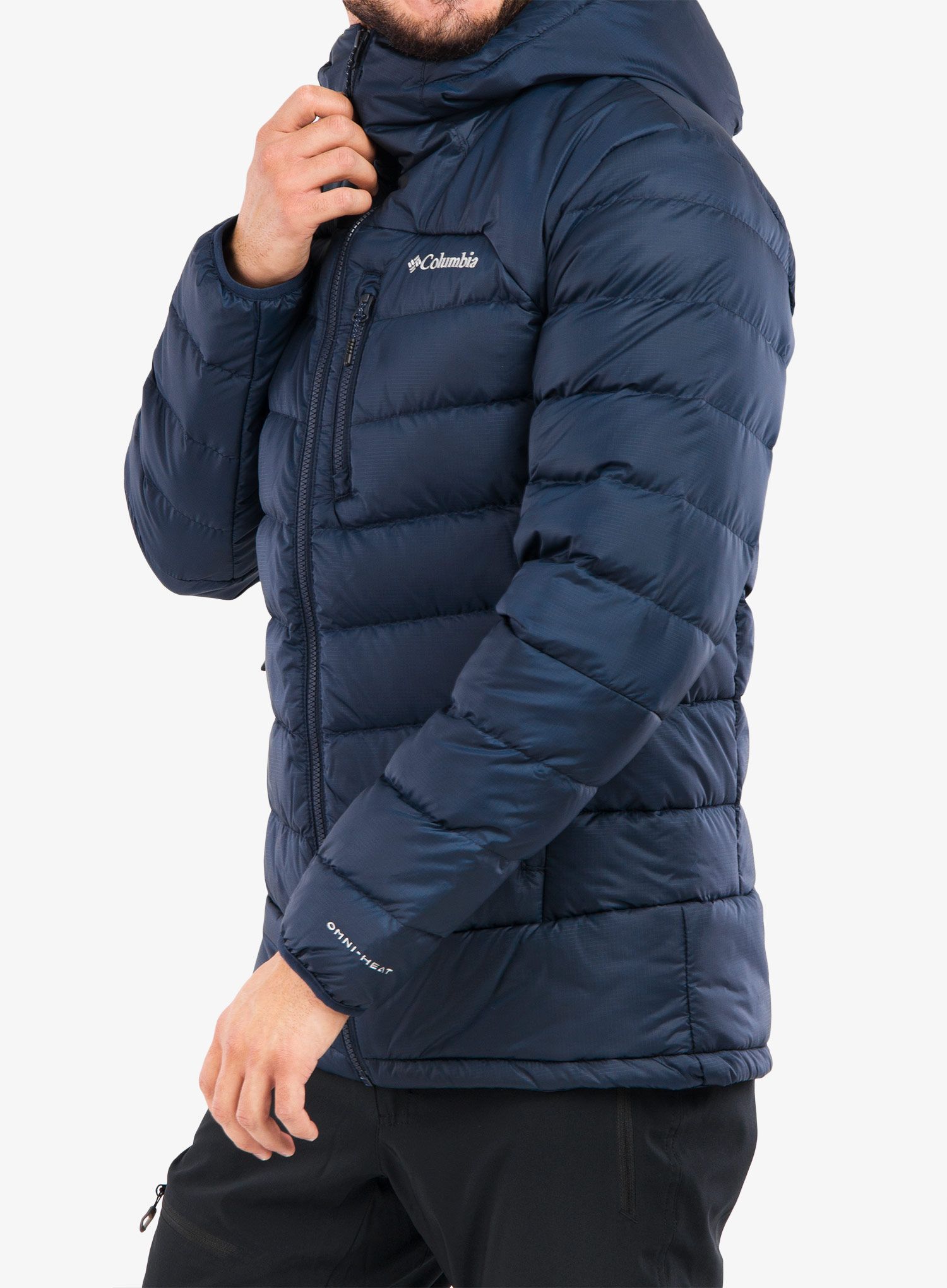 Puhovka Columbia Autumn Park Down Hooded Jacket - collegiate navy