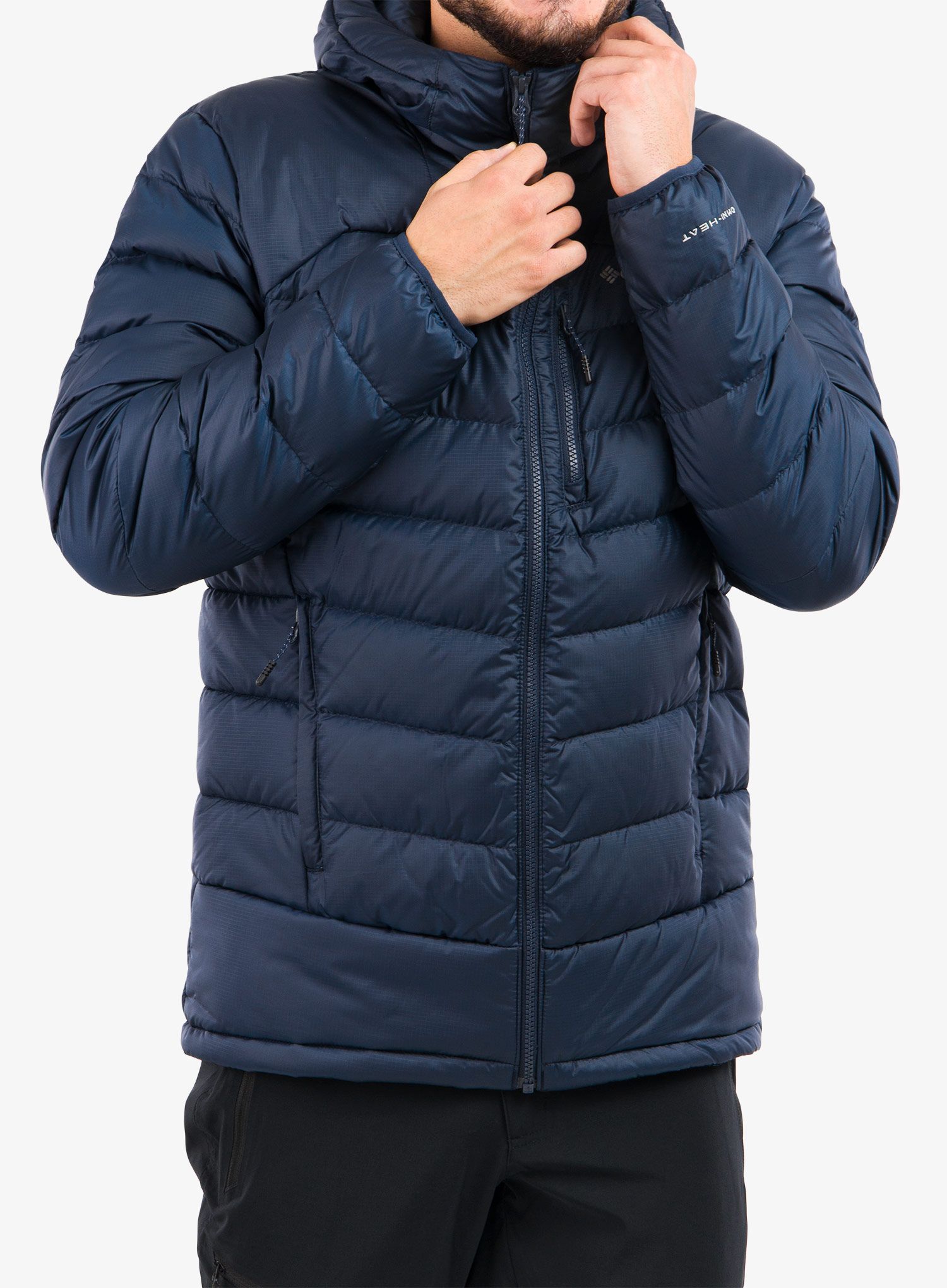 Puhovka Columbia Autumn Park Down Hooded Jacket - collegiate navy