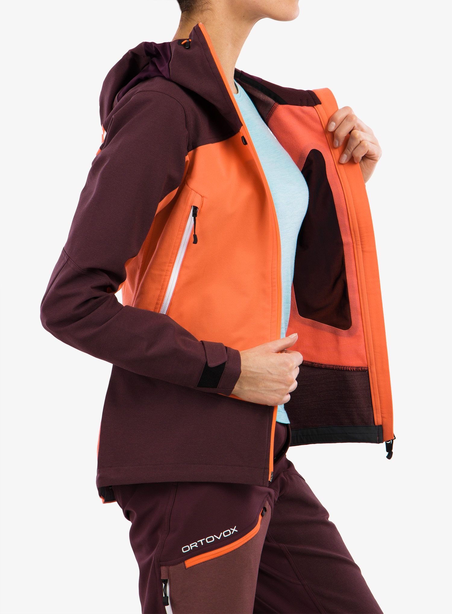 Ženska jakna Ortovox Westalpen Softshell Jacket - coral