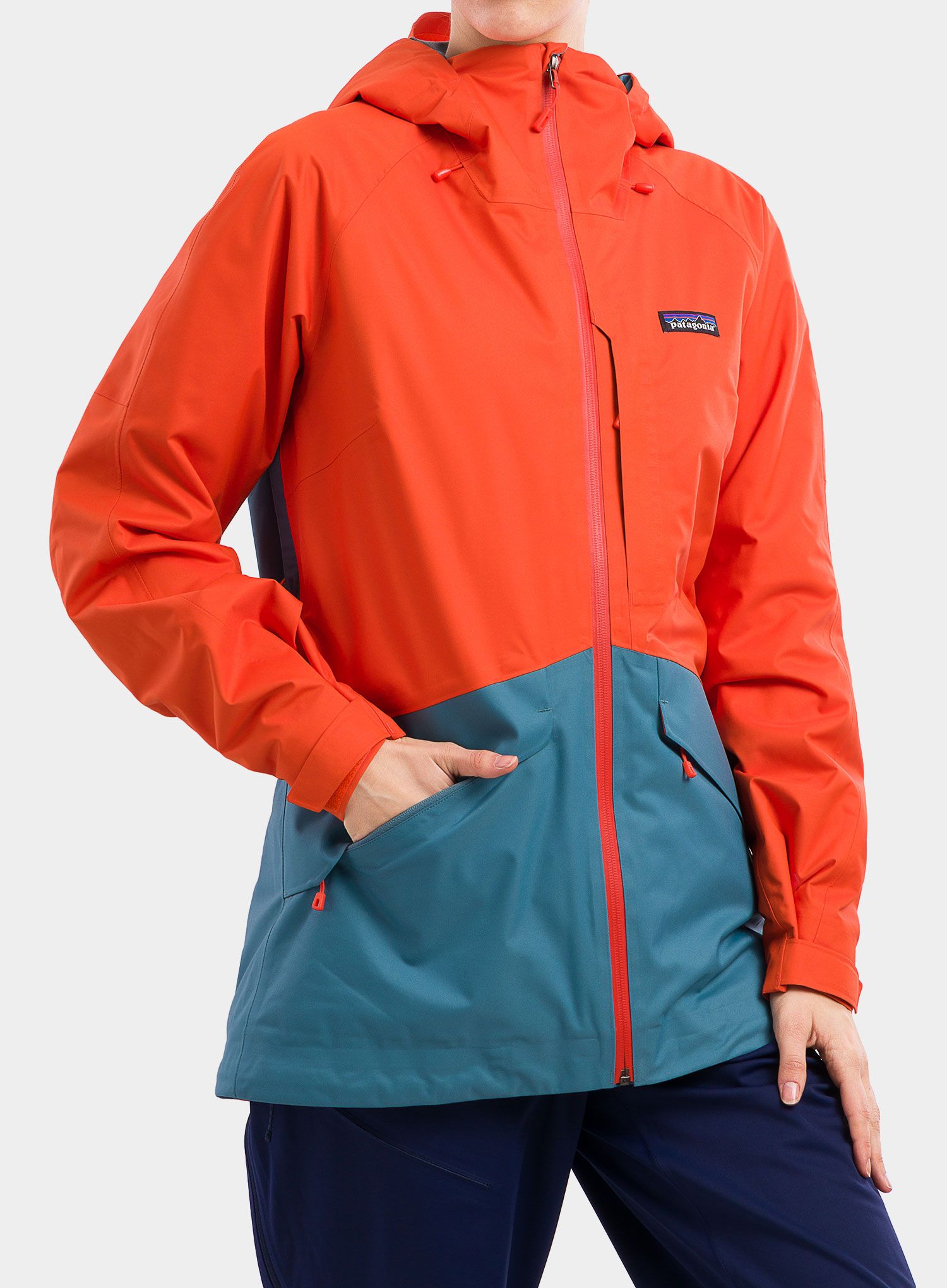 Ženska smučarska jakna Patagonia Insulated Snowbelle Jacket - paintbrush red