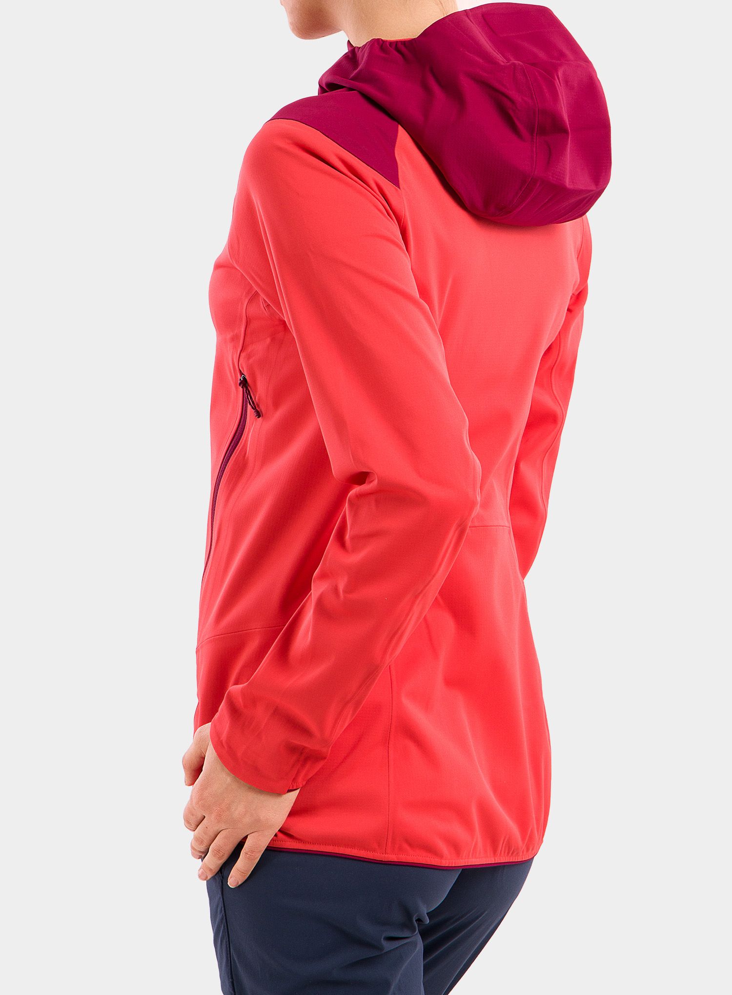 Ženska jakna za turno smučanje Patagonia Upstride Jacket - catalan coral