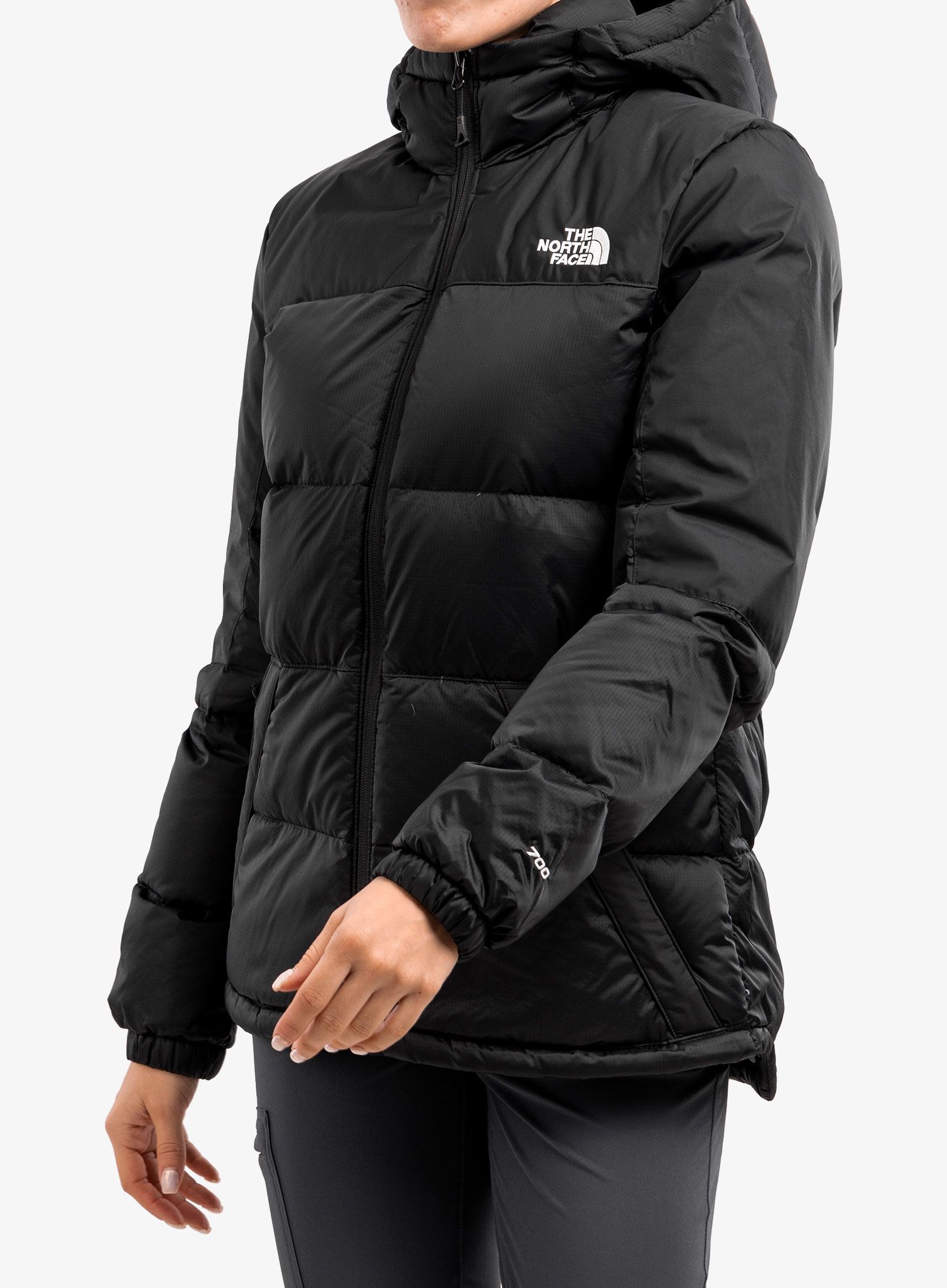 Ženska puhovka The North Face Diablo Down Hoodie - tnf black/tnf black