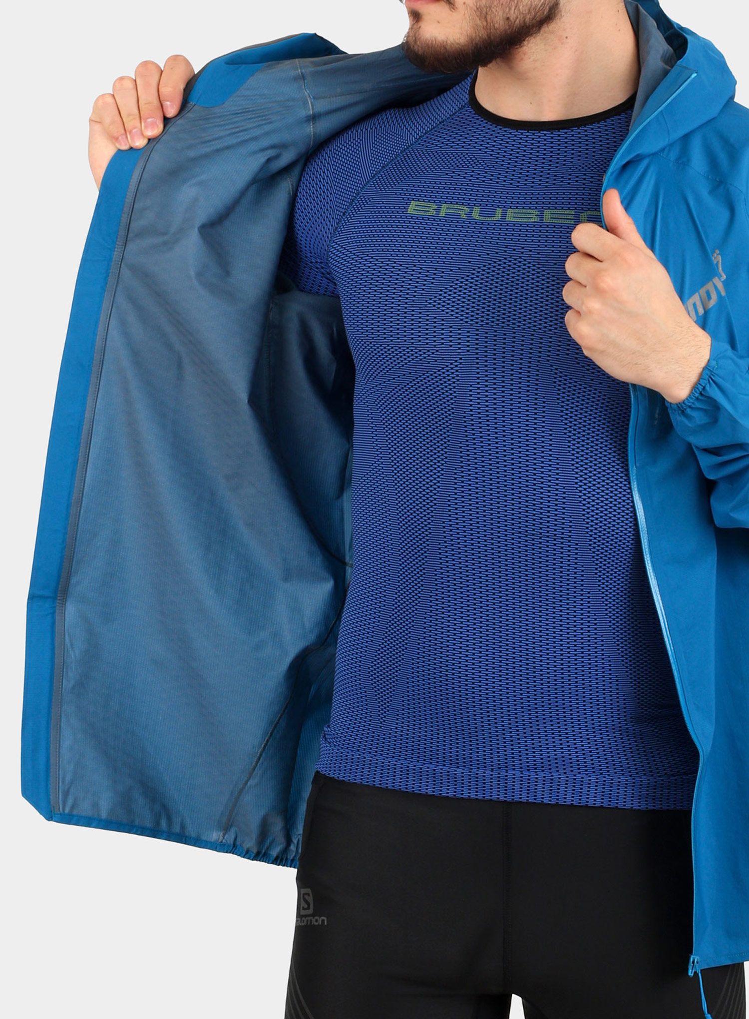 Tekaška jakna Inov-8 Stormshell Full-Zip - blue