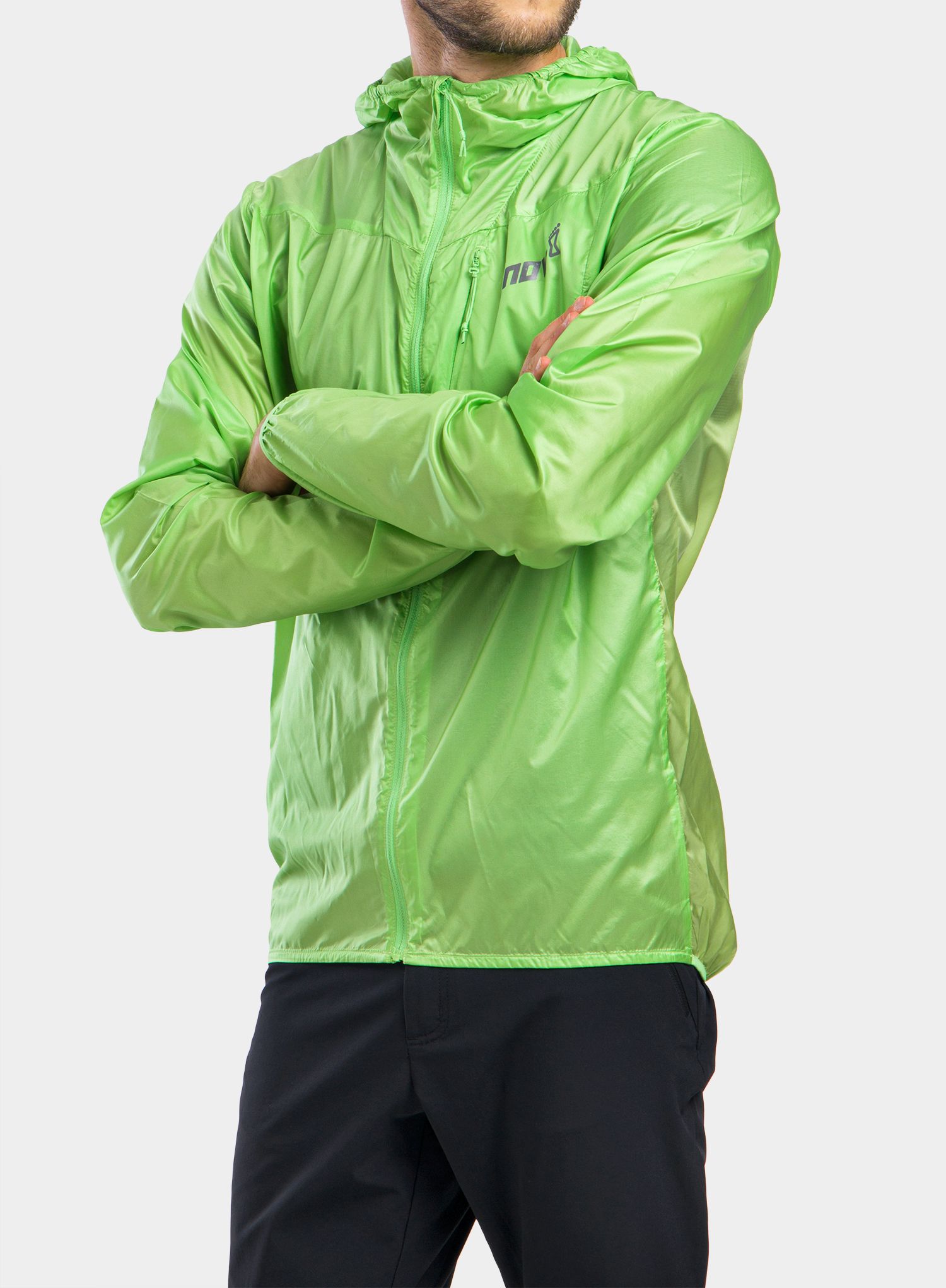 Tekaška jakna Inov-8 Windshell Full-Zip - green