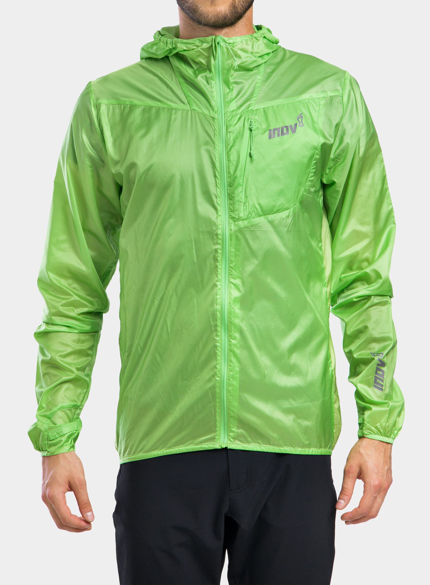 Tekaška jakna Inov-8 Windshell Full-Zip - green
