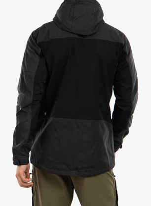 Moška jakna Fjallraven Abisko Lite Trekking Jacket - dark grey/black