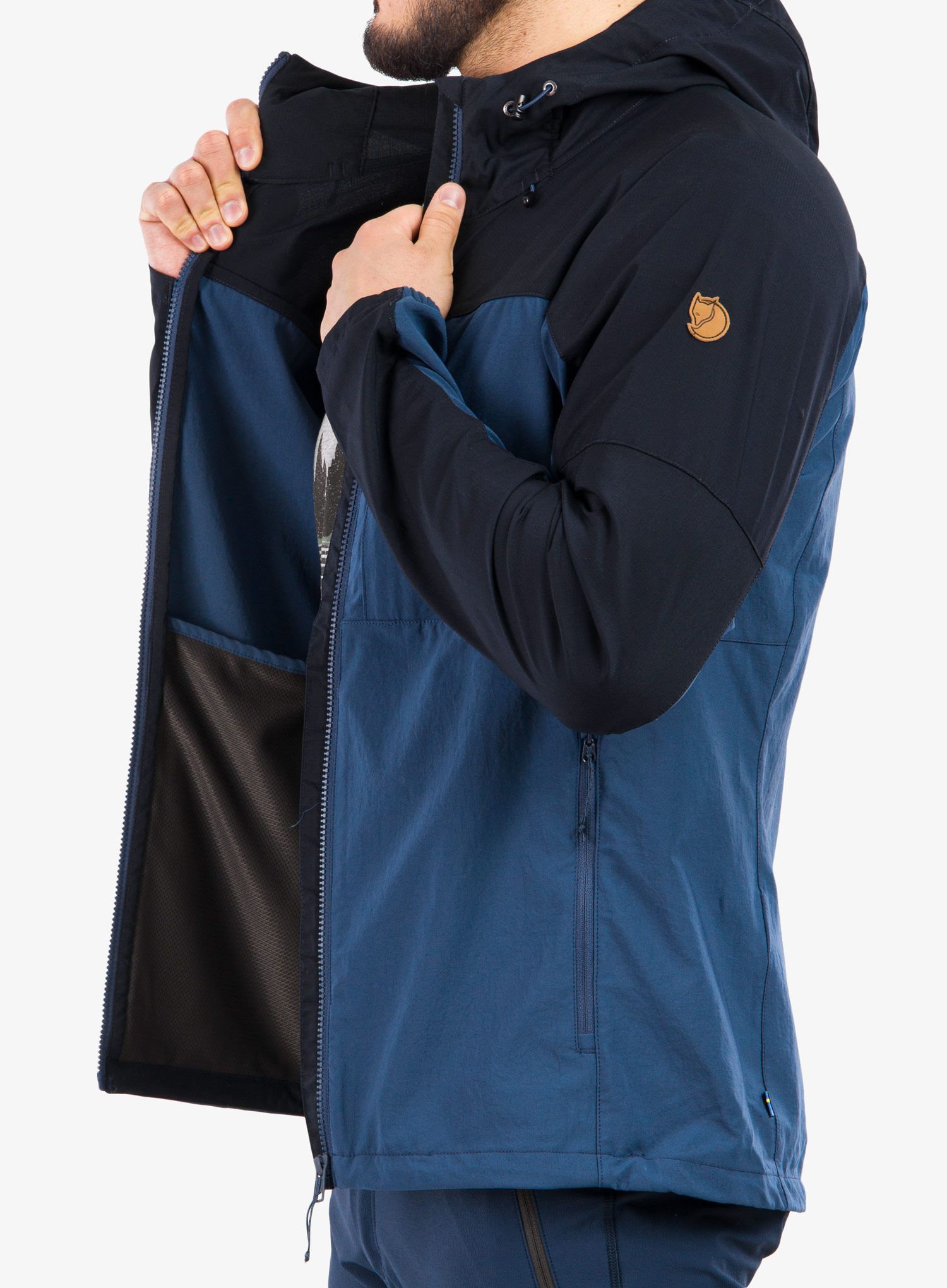Moška jakna Fjallraven Abisko Midsummer Jacket  - indigo blue/dark navy