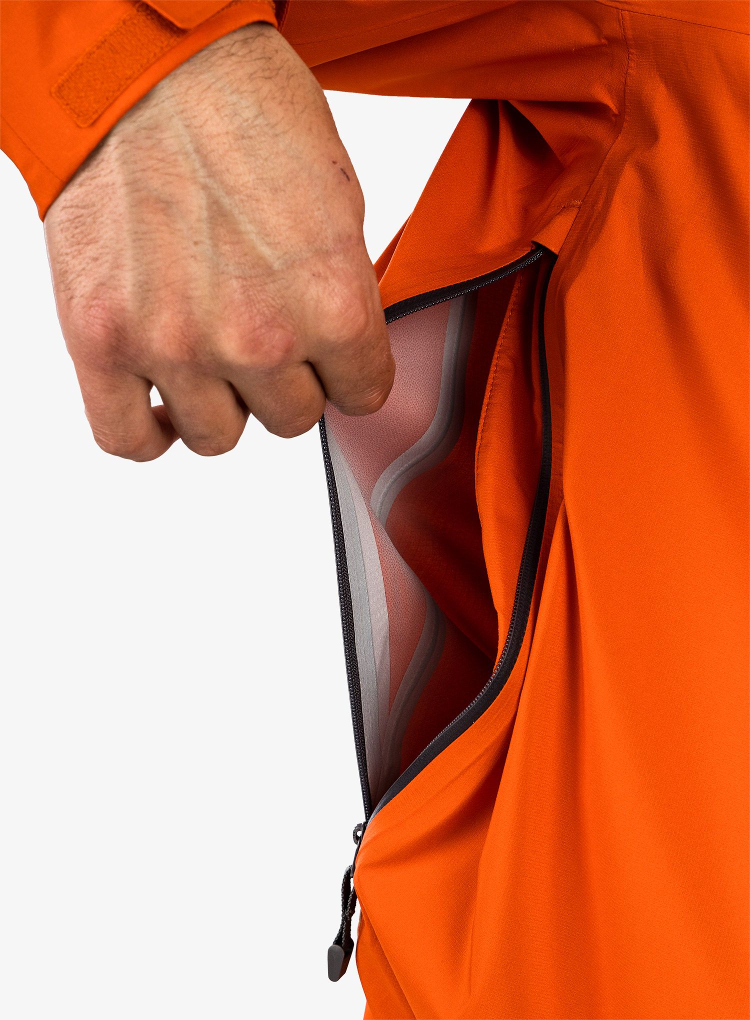 Moška jakna Fjallraven Bergtagen Lite Eco-Shell Jacket - hokkaido orange