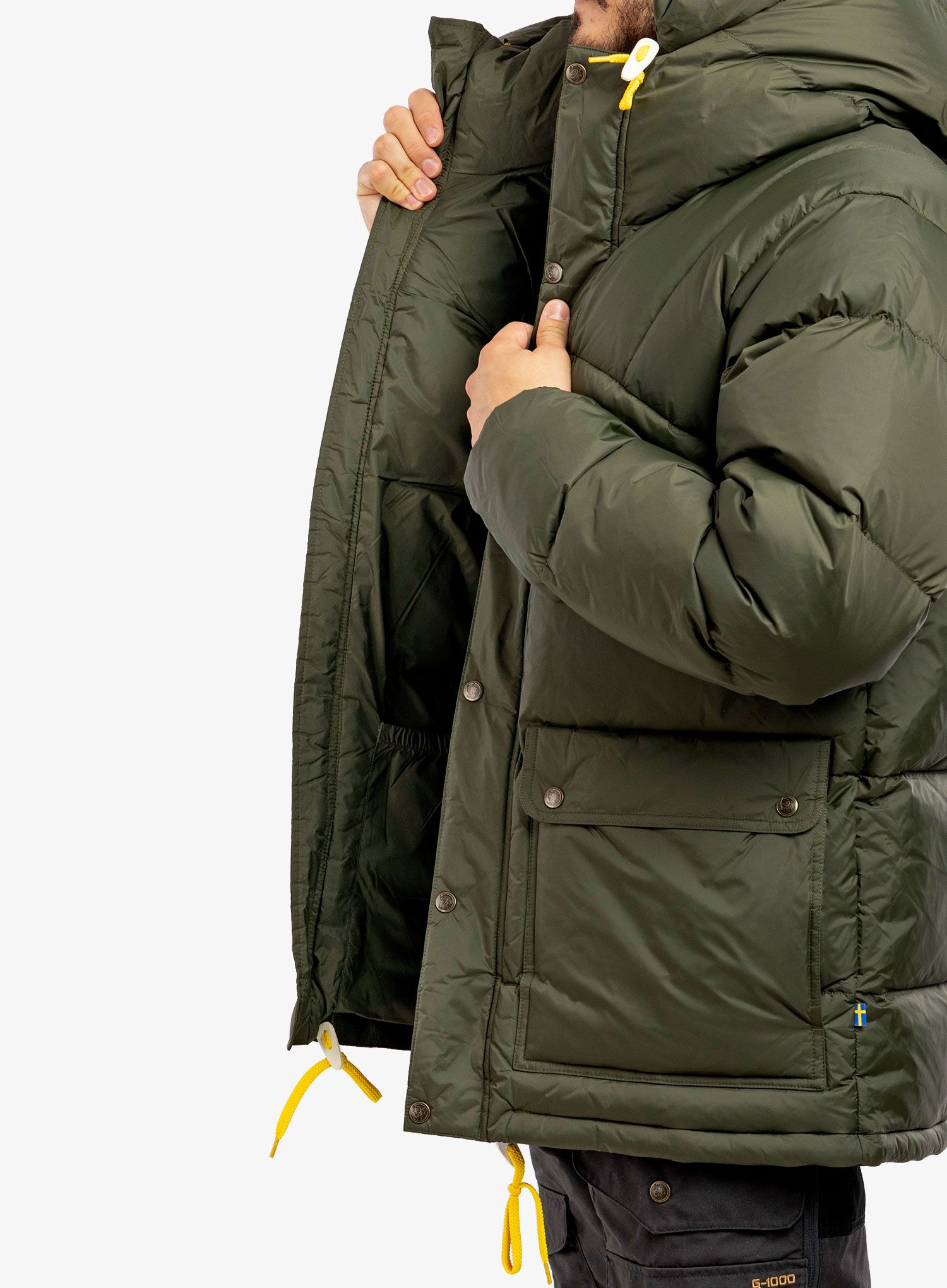 Moška jakna Fjallraven Expedition Down Lite Jacket - deep forest
