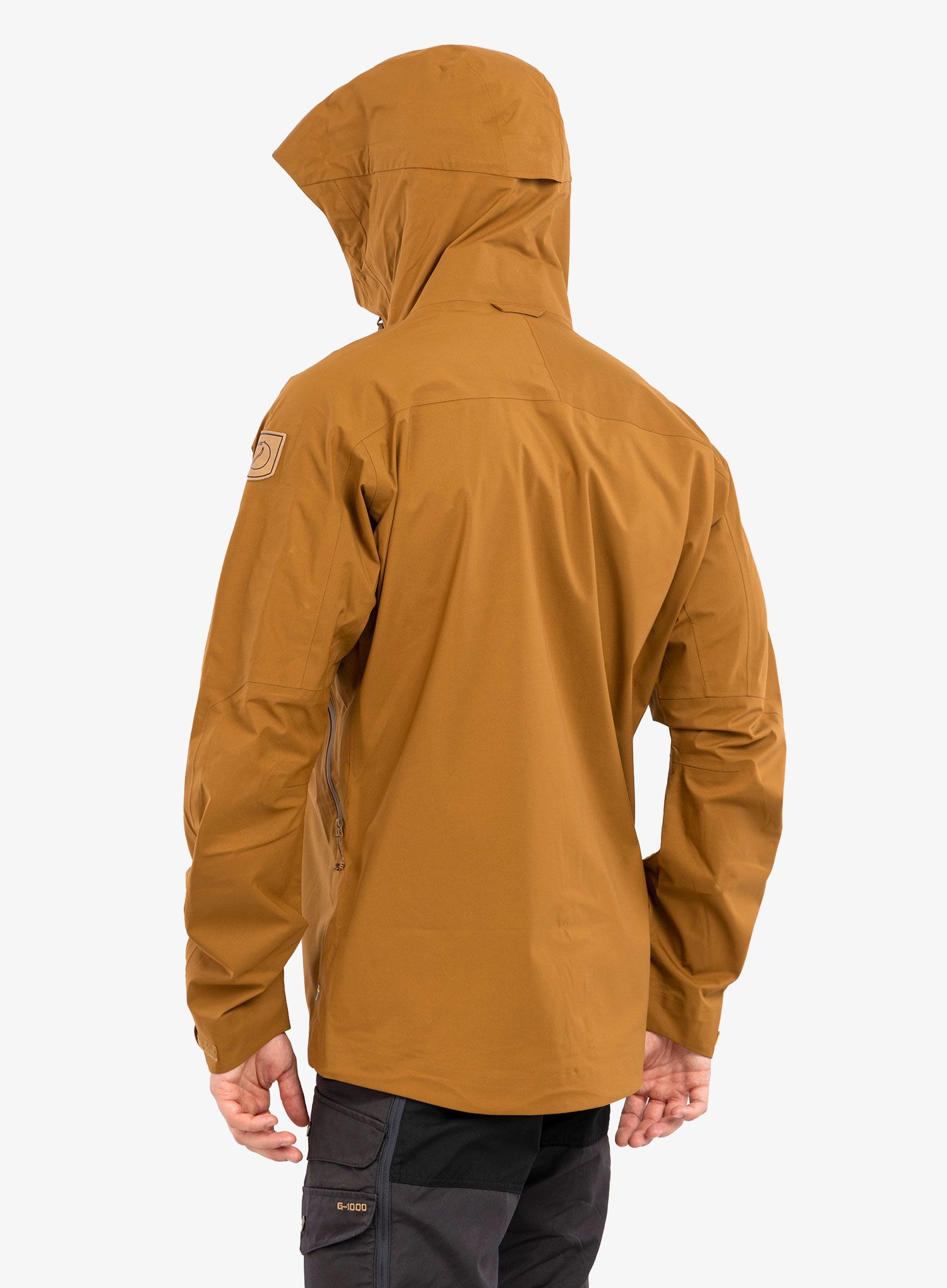 Moška jakna Fjallraven Keb Eco-Shell Jacket - chestnut