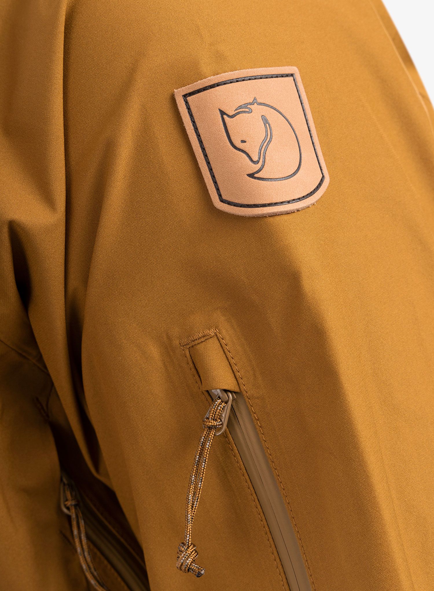 Moška jakna Fjallraven Keb Eco-Shell Jacket - chestnut